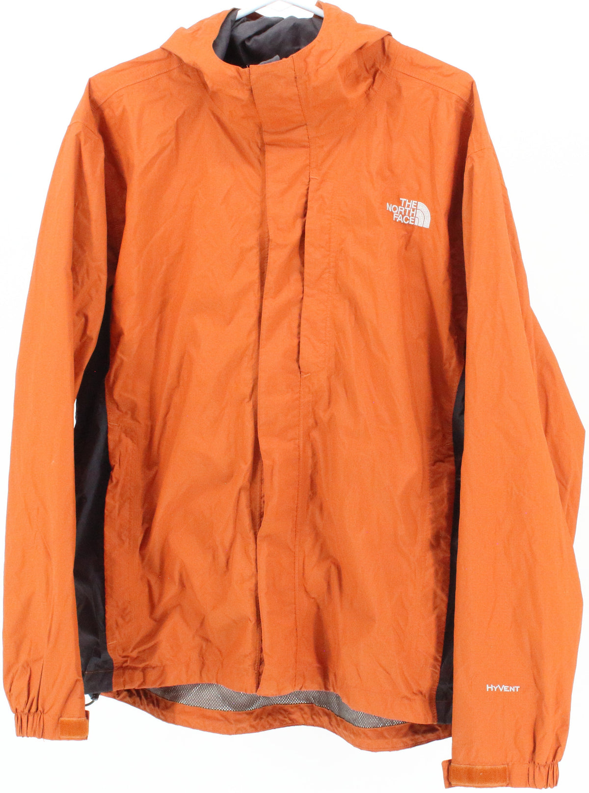 The North Face HyVent Orange and Charcoal Men's Jacket