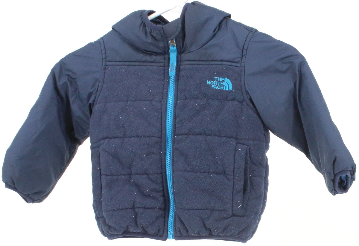 The North Face Navy Blue Reversible Insulated Toddler's Jacket