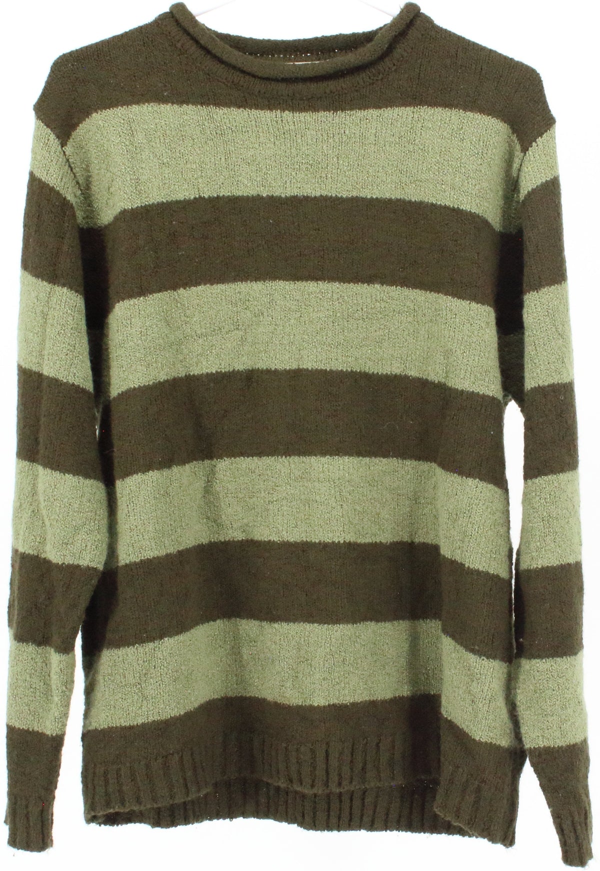 Carolyn Taylor Green Striped Sweater