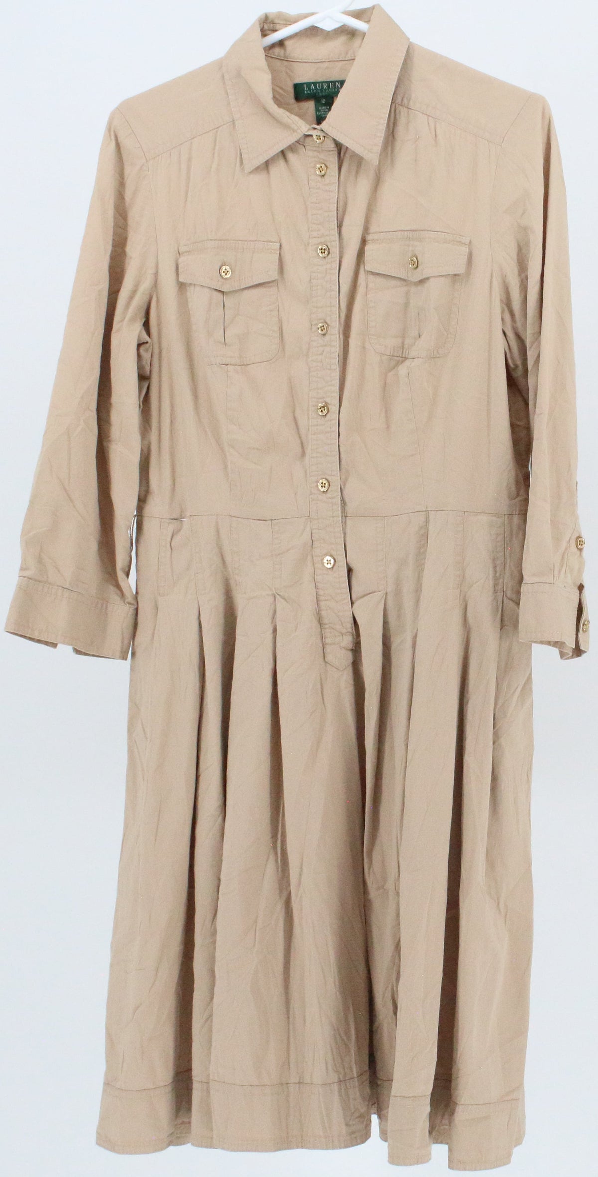 Lauren Ralph Lauren Beige Shirt Dress