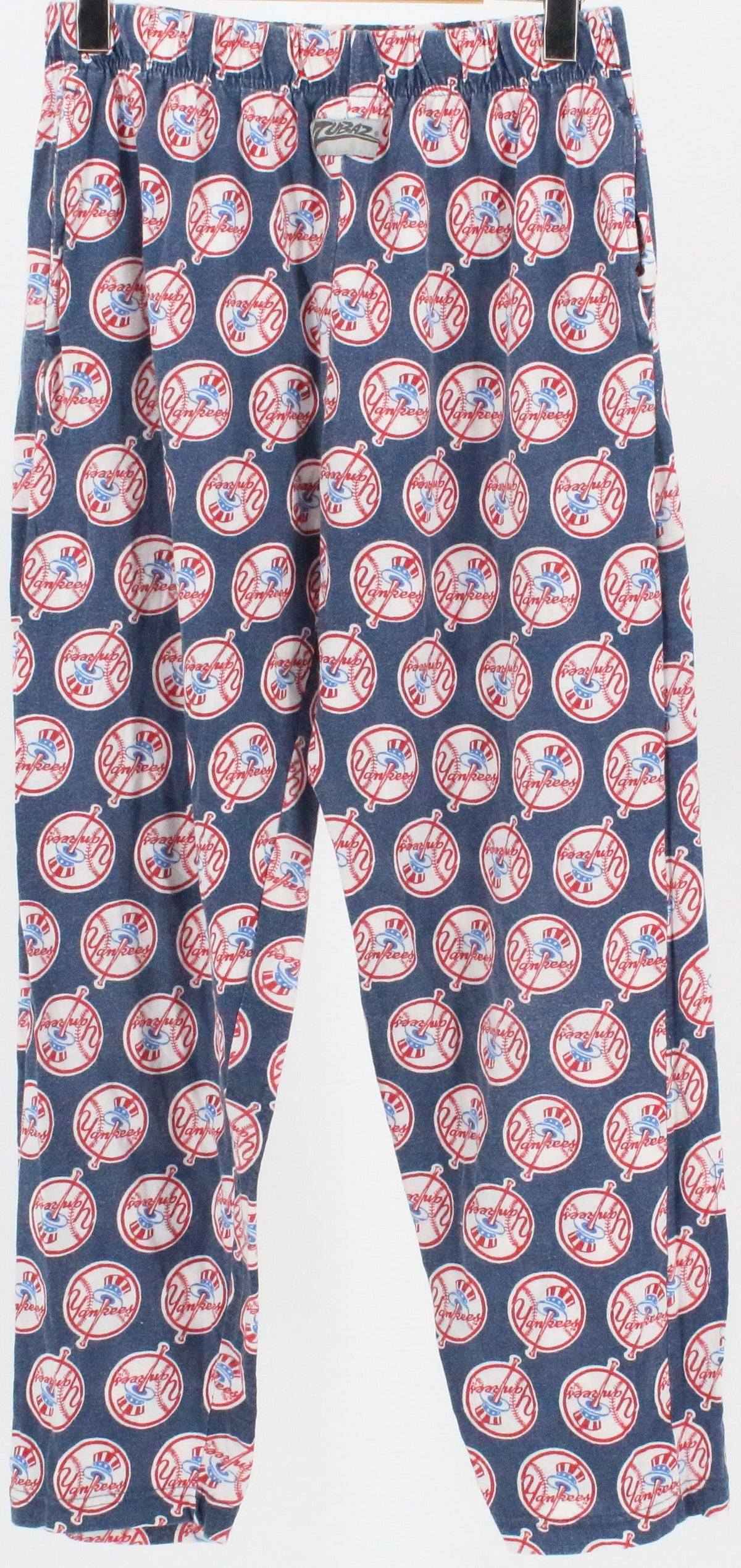 Zubaz Blue Yankees Print Men's Sleep Pants