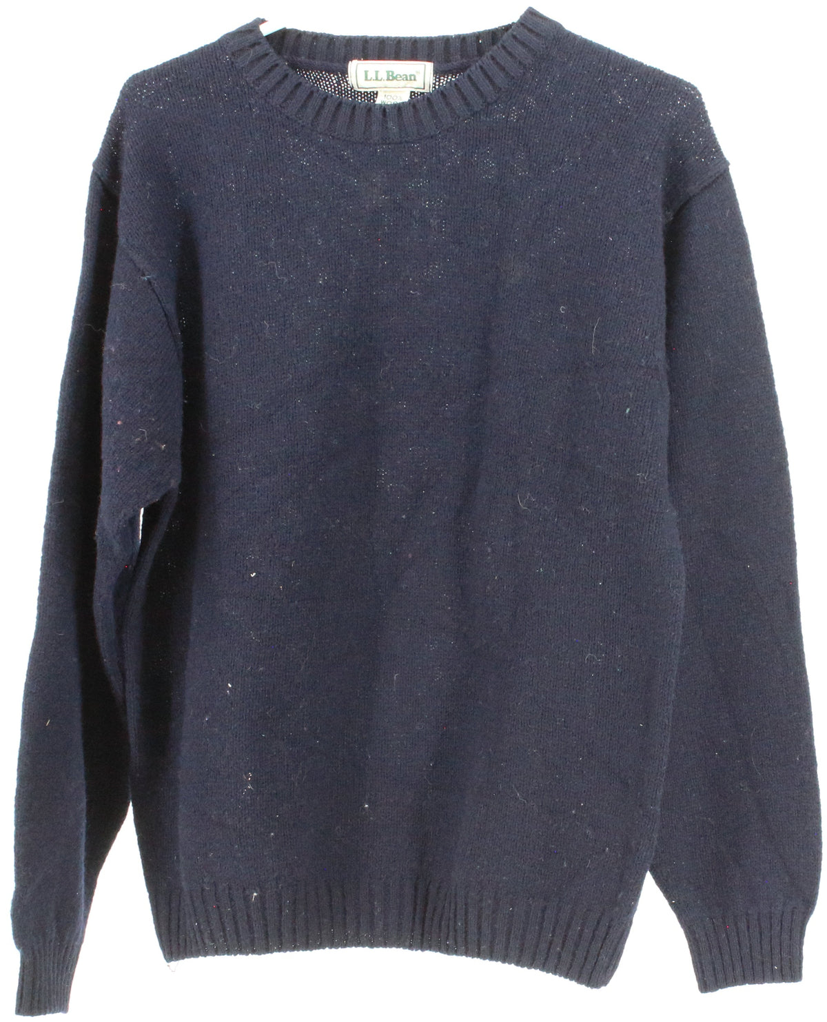 L.L.Bean Navy Blue Plain Men's Sweater