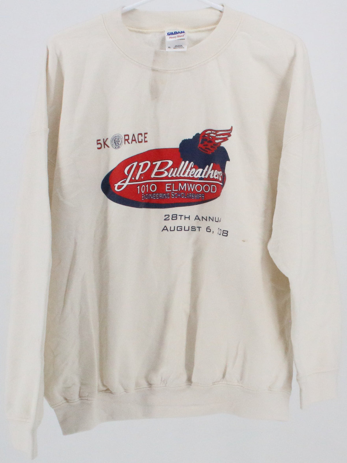 Gildan J.P. Bullfeathers Off White Sweatshirt