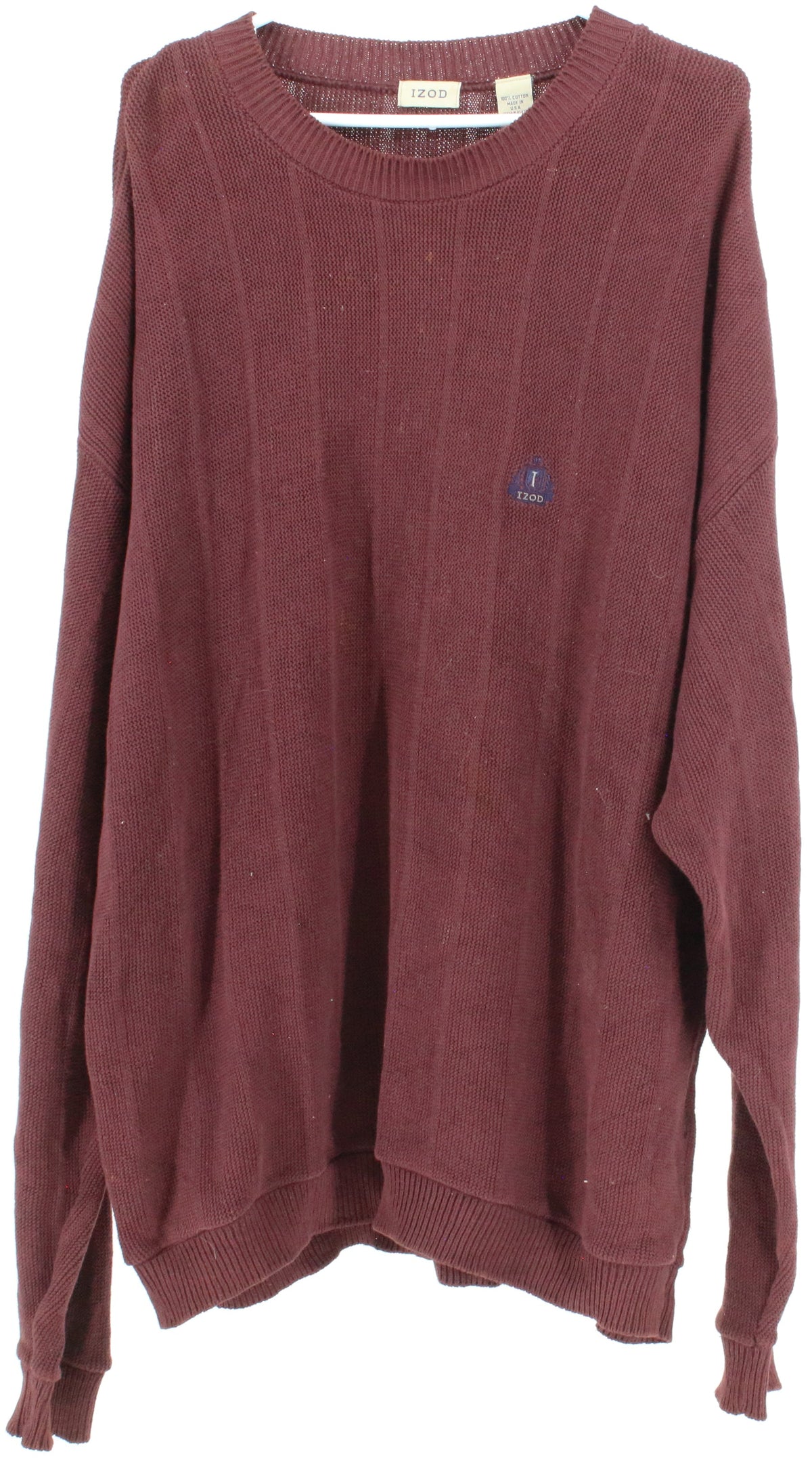 Izod Burgundy Men's Sweater