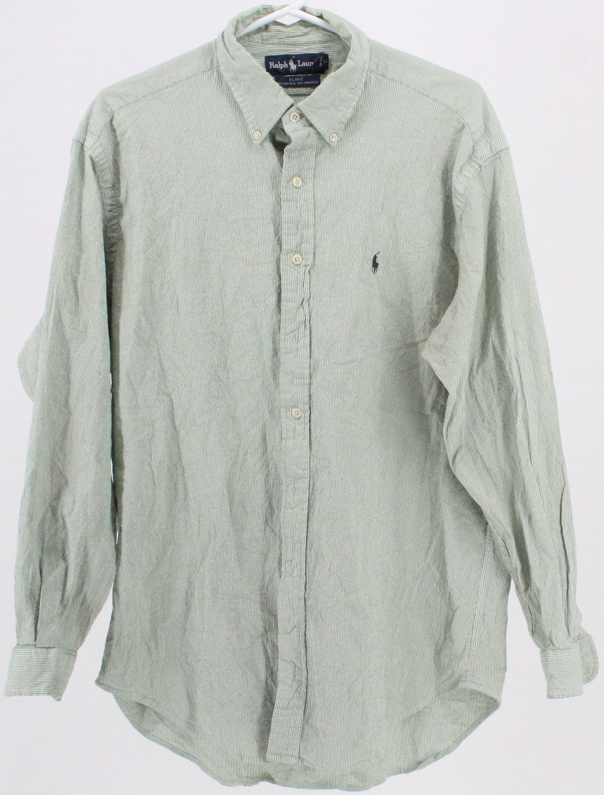 Ralph Lauren Blake Green Striped Shirt