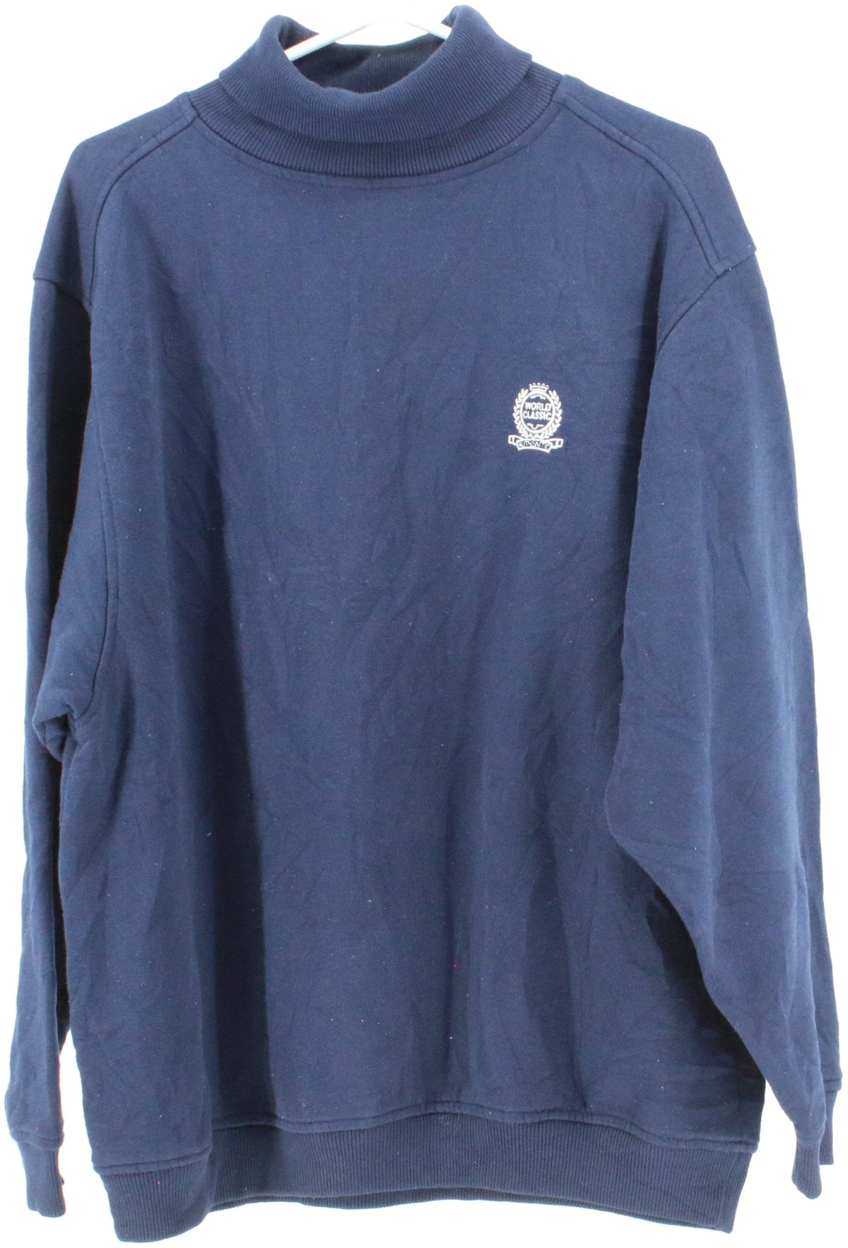 Gap World Classic Authentic Navy Blue Turtleneck Sweatshirt