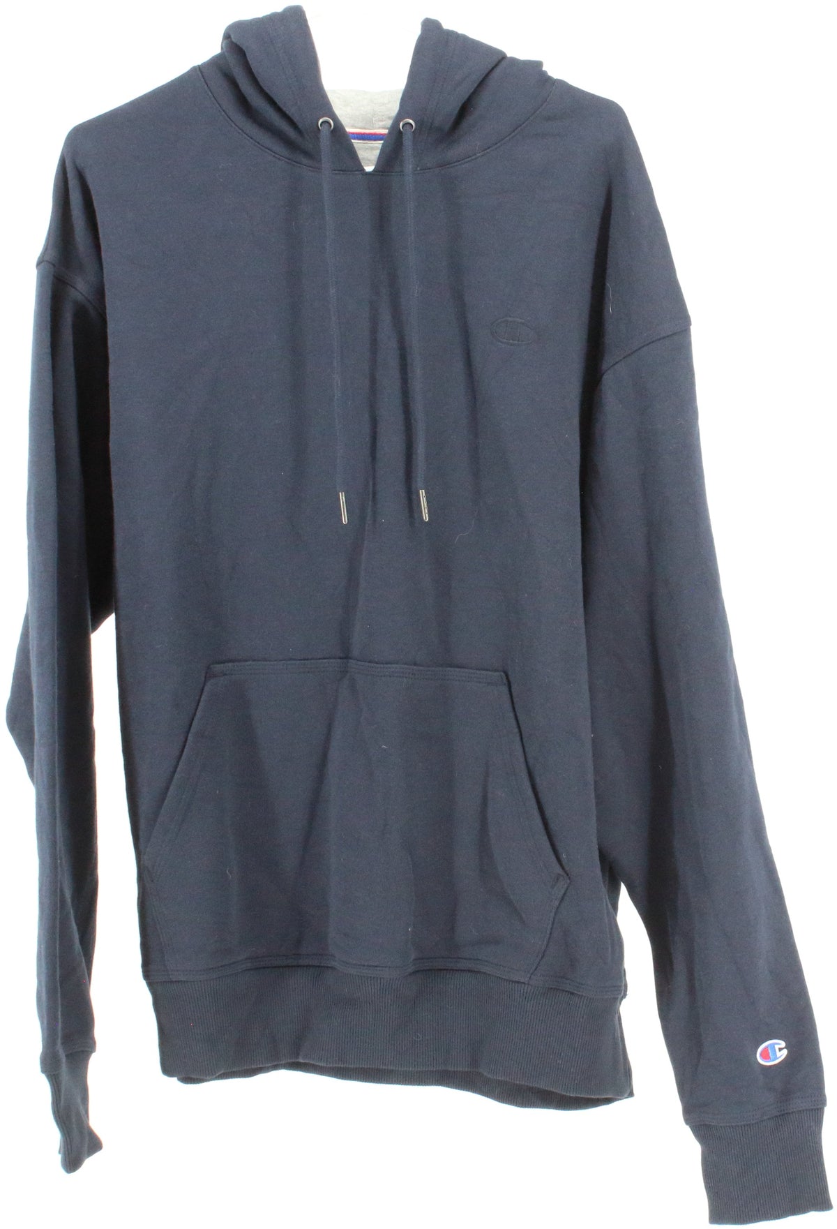 Champion Navy Blue Hooded Sweatshirt