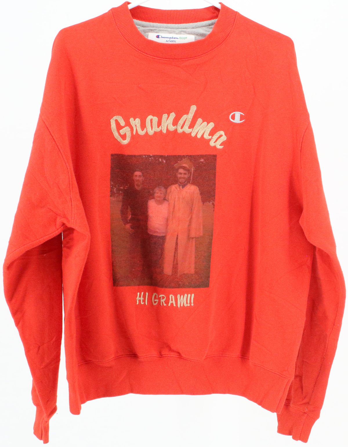 Champion Grandma Orange Sweatshirt