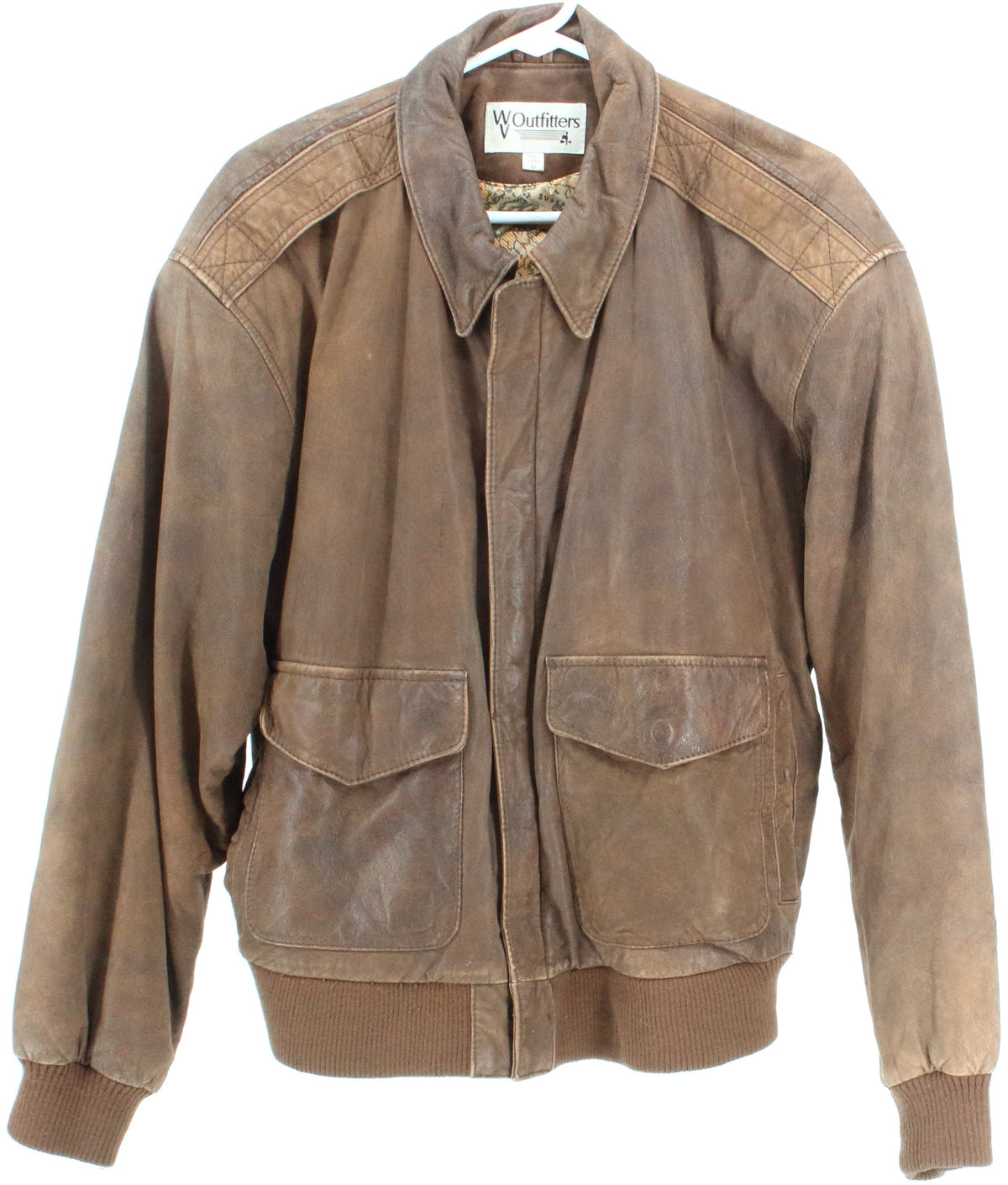 WV Outfitters Brown Leather Jacket