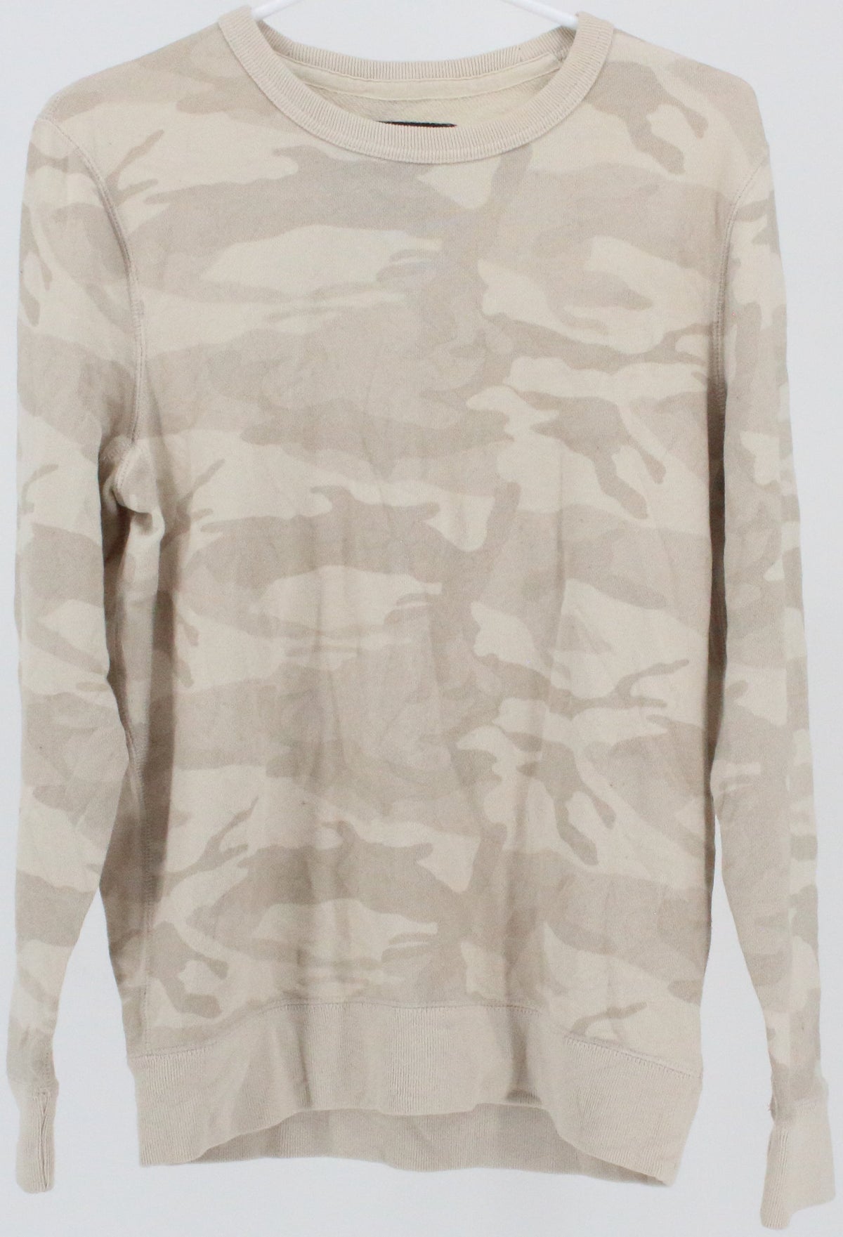 Abercrombie Beige Camo Print Sweatshirt