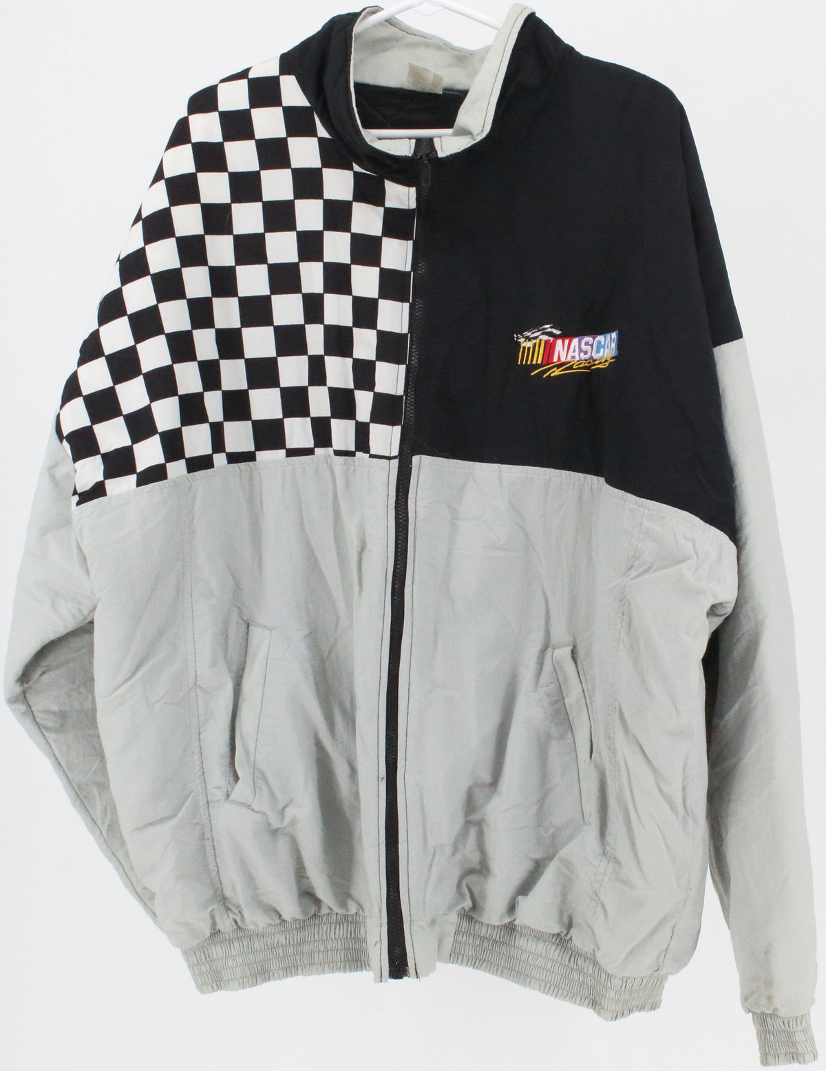 Nascar Racing Grey and Black Jacket