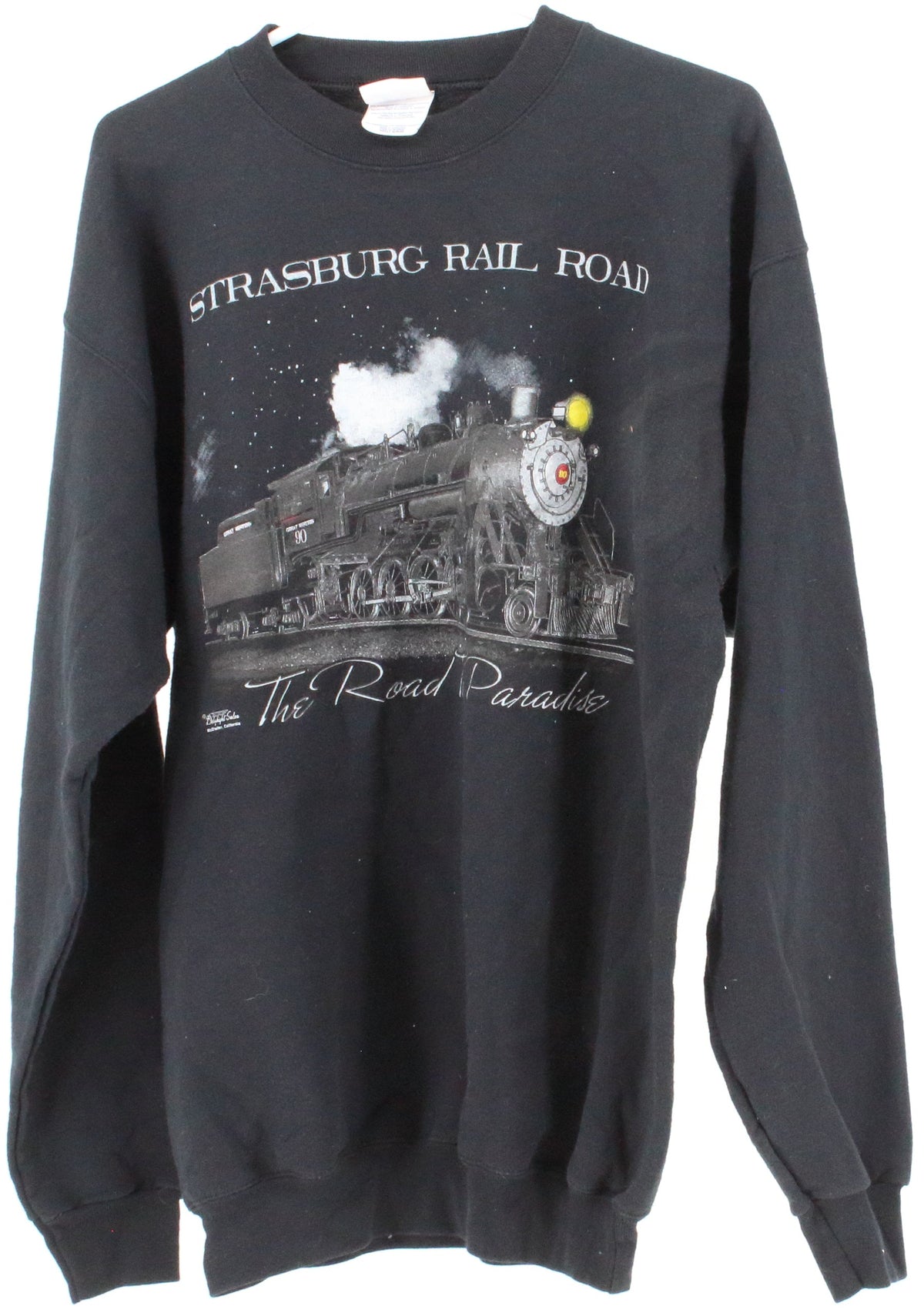 C Port and Company Strasburg Rail Road Black Sweatshirt