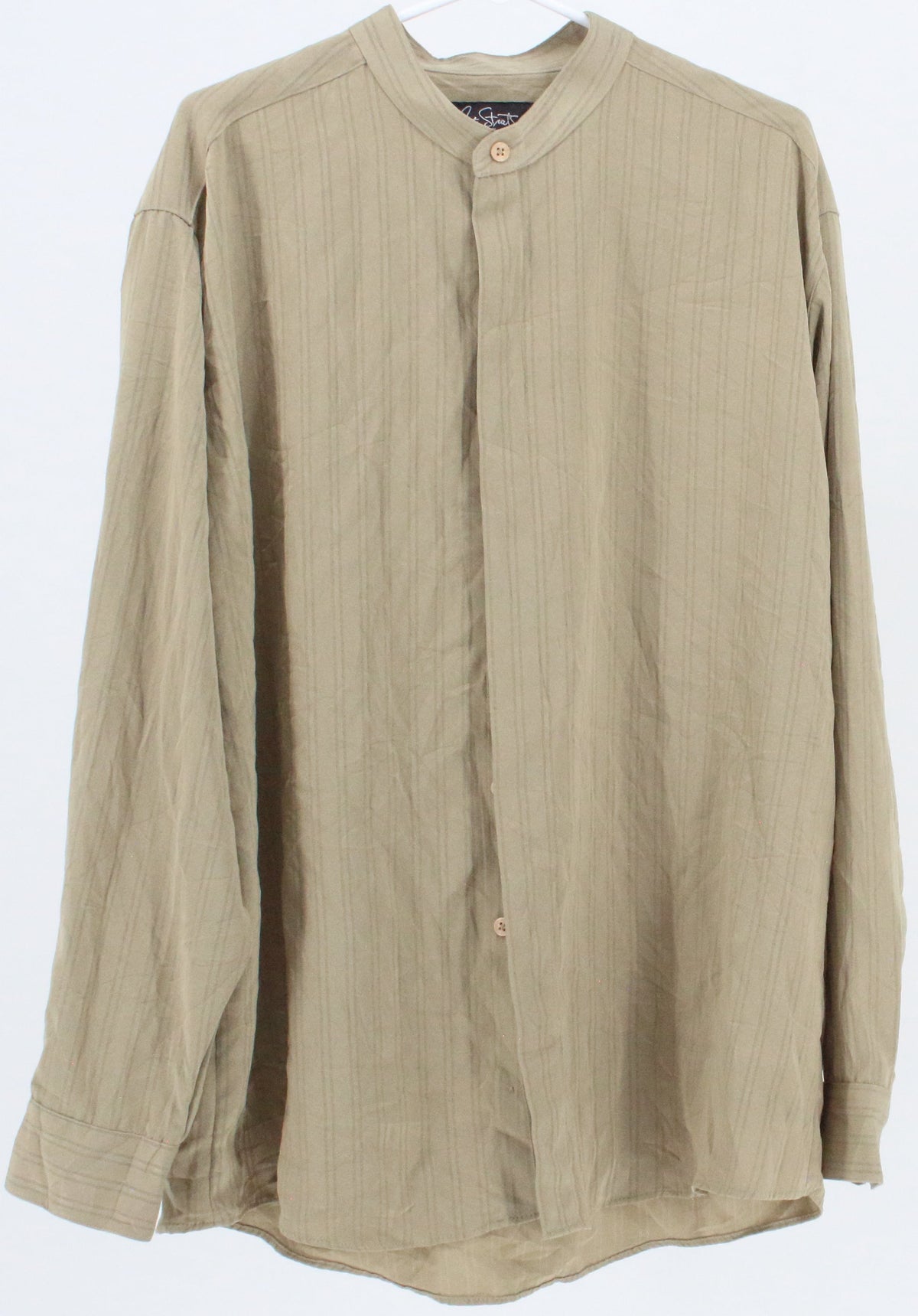 City Streets Beige Striped Shirt