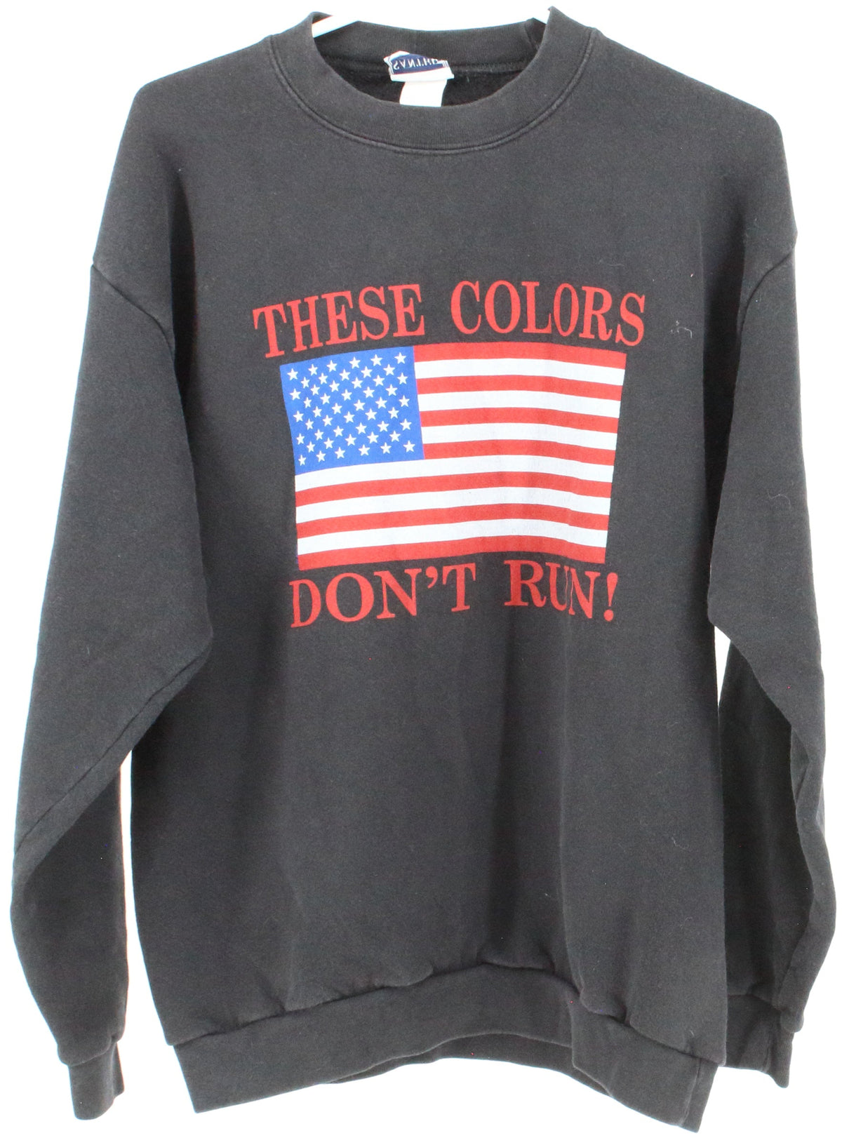 Santee These Color Don't Run Black Sweatshirt