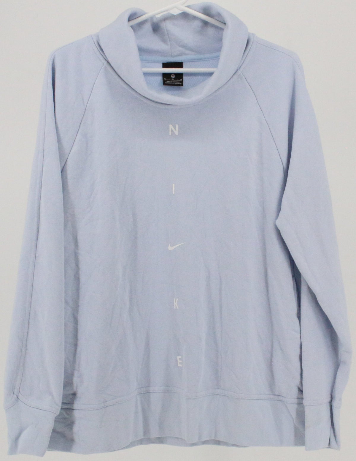 Nike Light Blue Turtleneck Sweatshirt