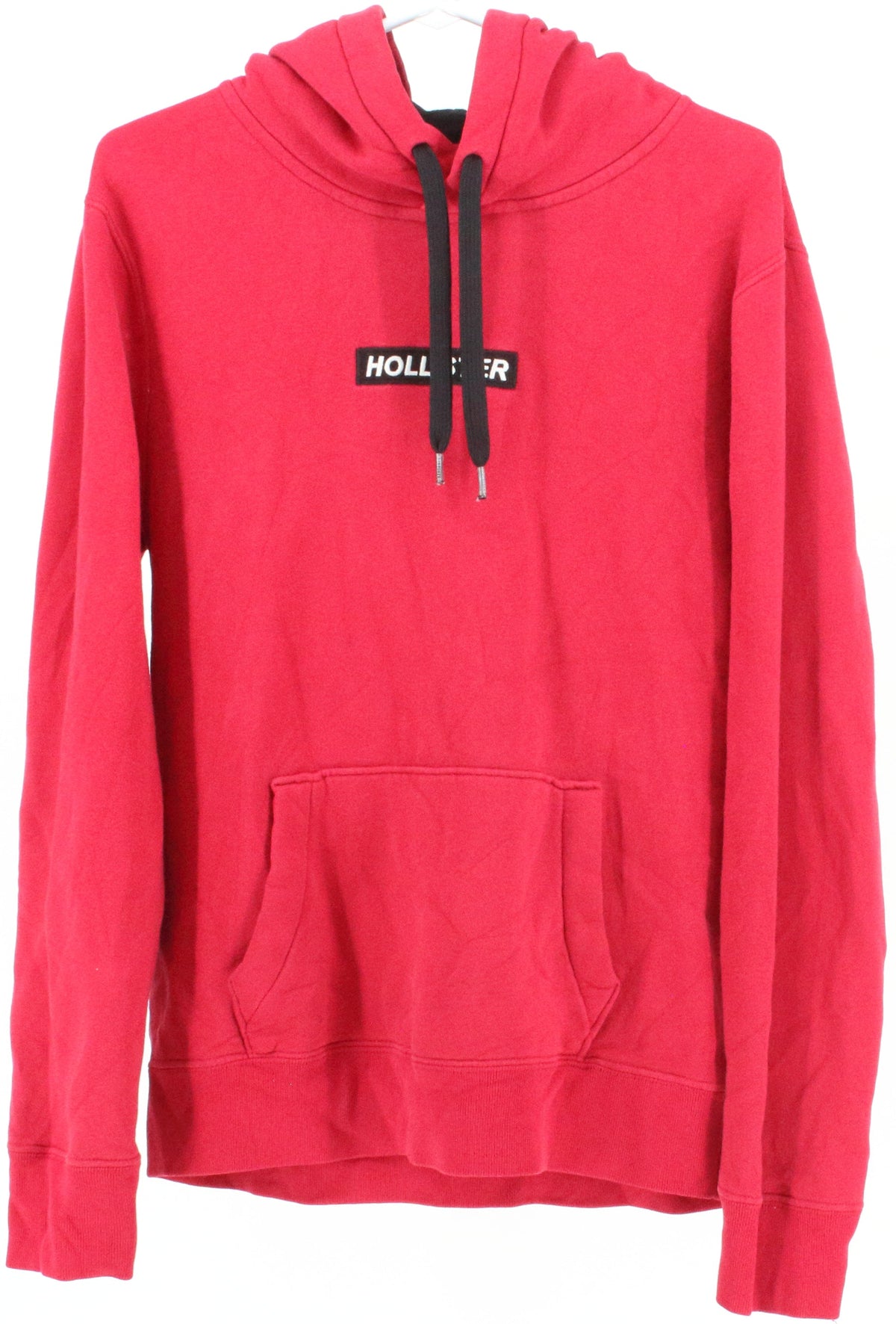 Hollister Red Hooded Sweatshirt