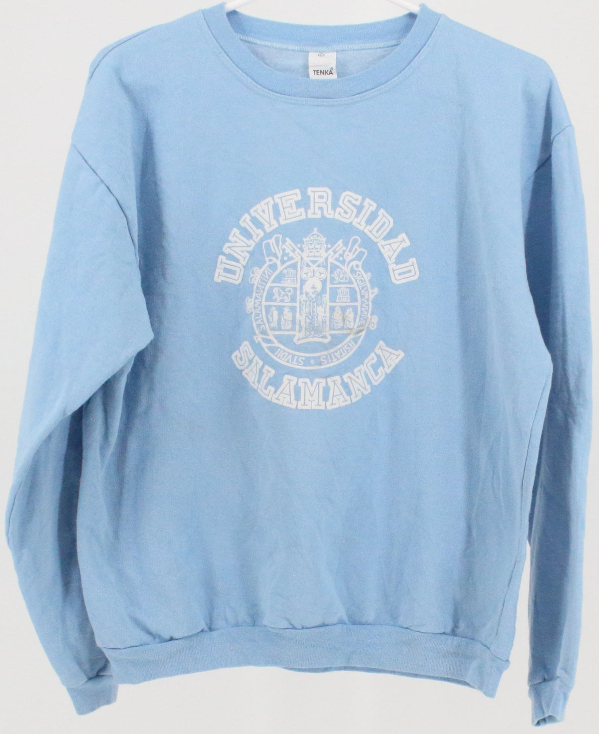 Tenka Universidad Salamanca Light Blue and White Sweatshirt