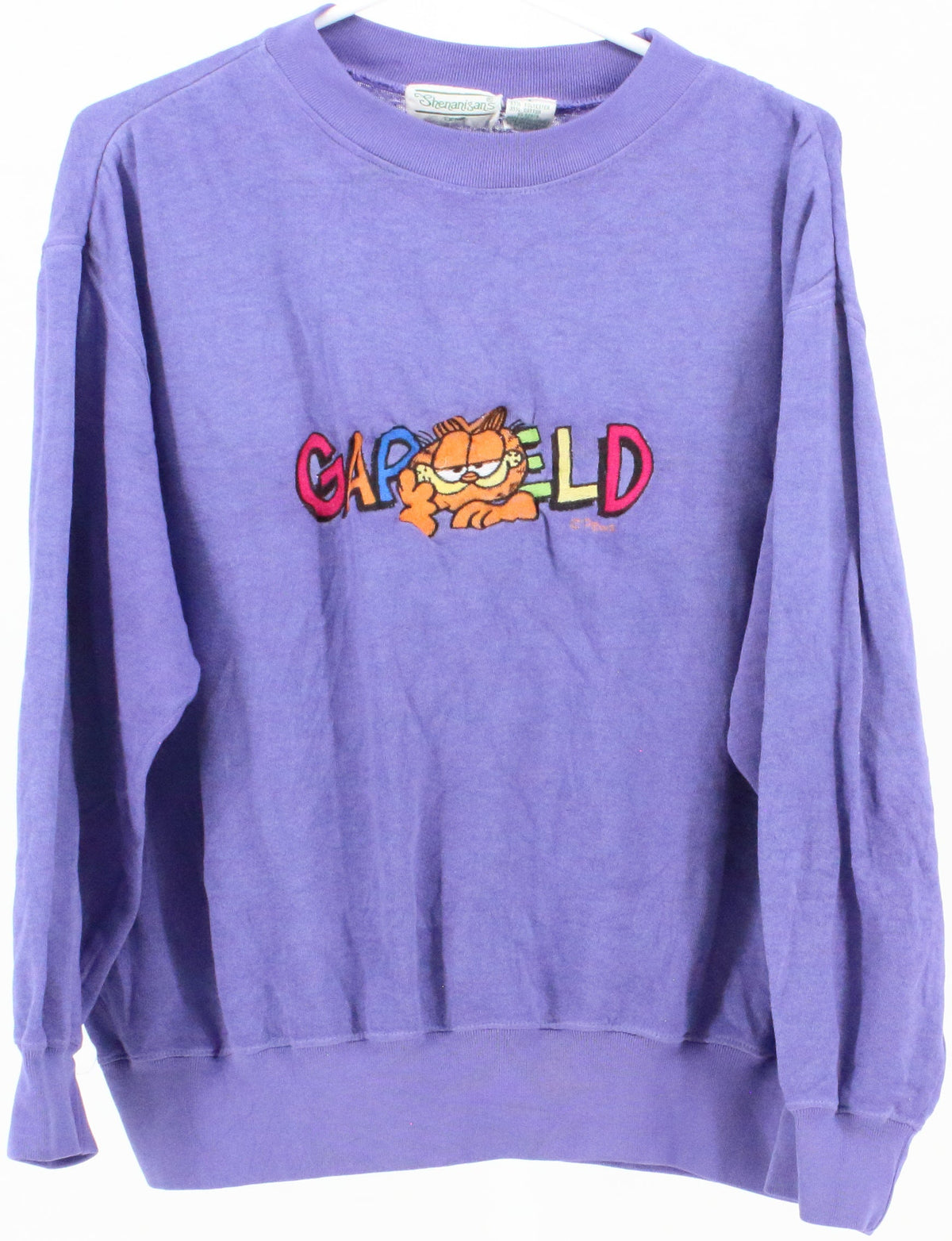 Shenanigans Garfield Purple Sweatshirt