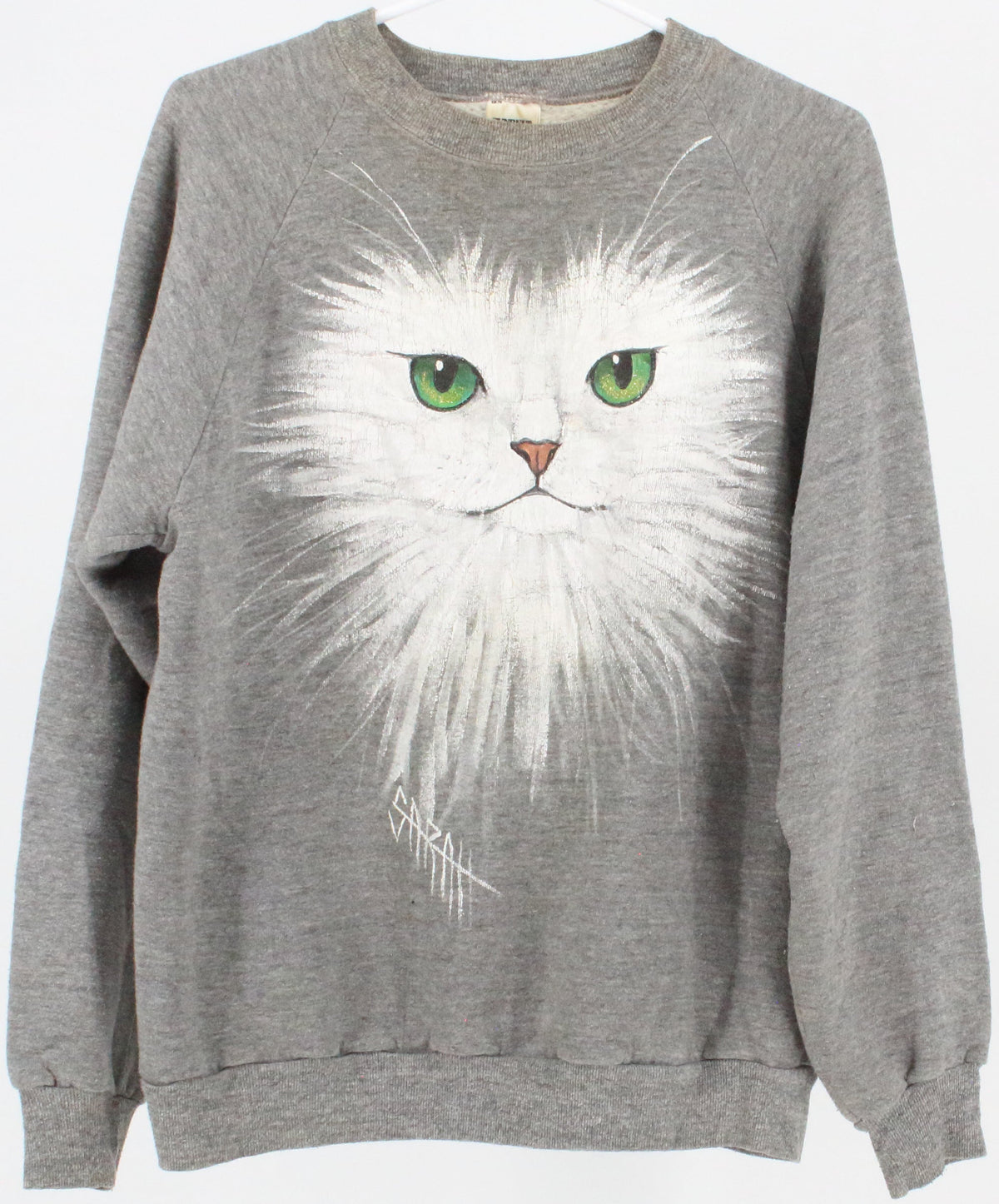 Sunbelt Cat Front Silk Grey Sweatshirt