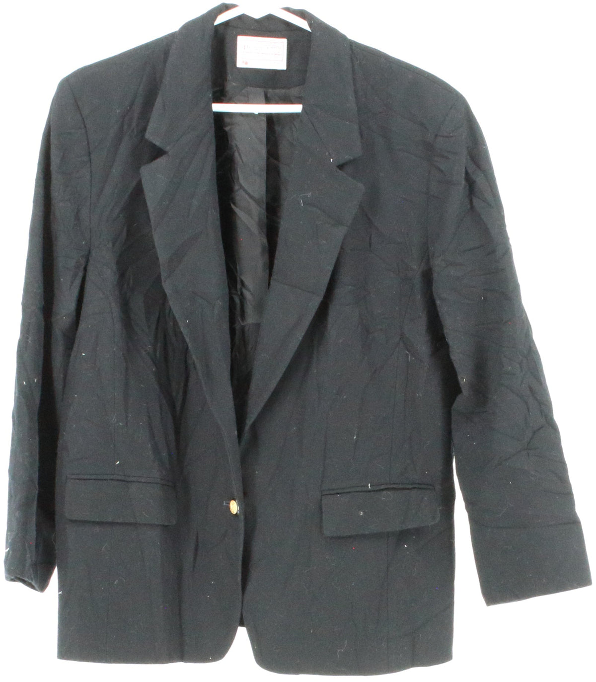 Pendleton Petite Black Wool Women's Blazer