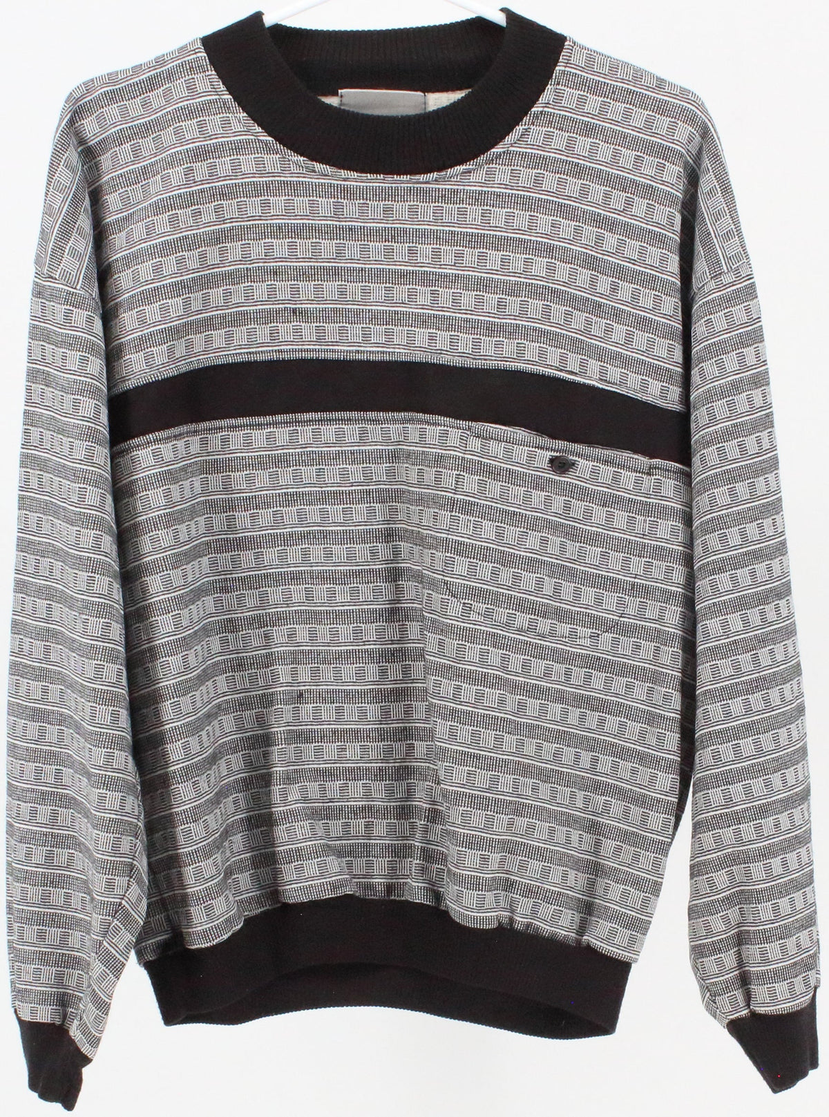 Xceptions by DSI Black and White Pattern Sweater