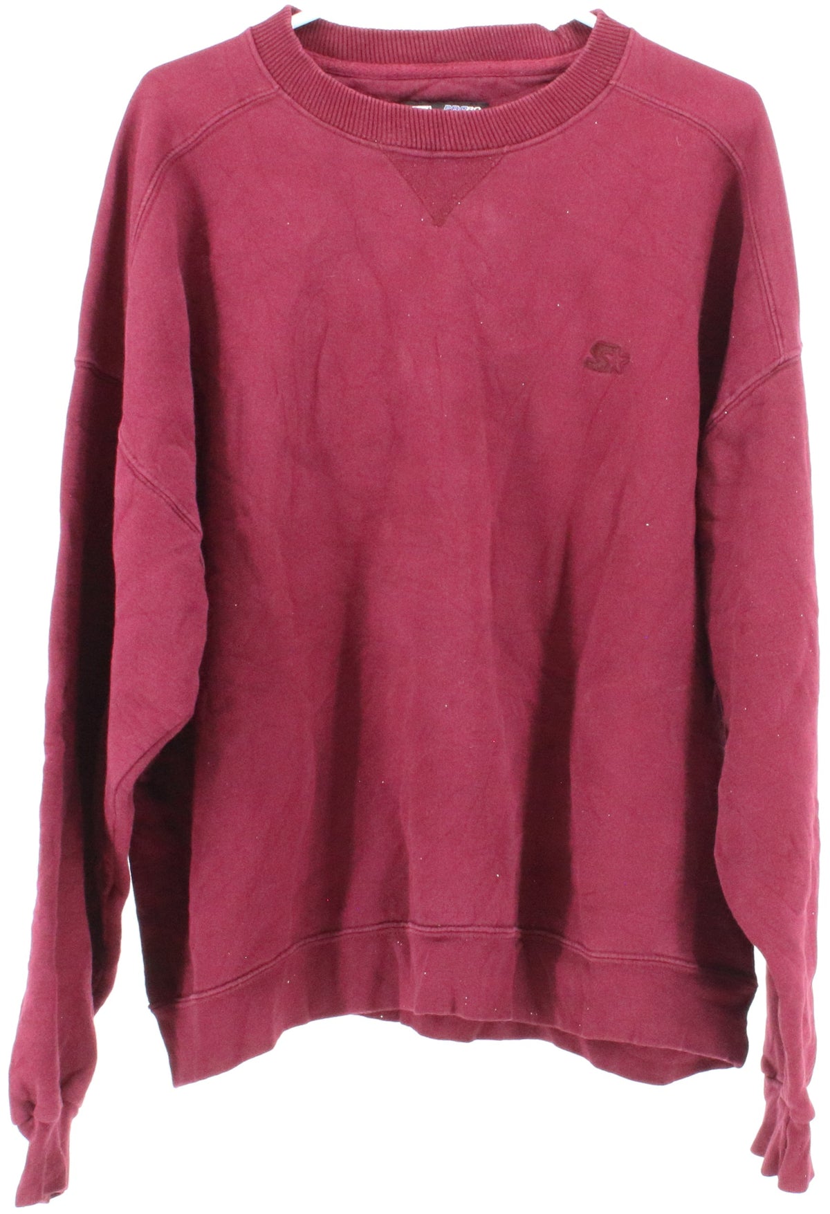 Starter Pro 80 Plain Burgundy Sweatshirt