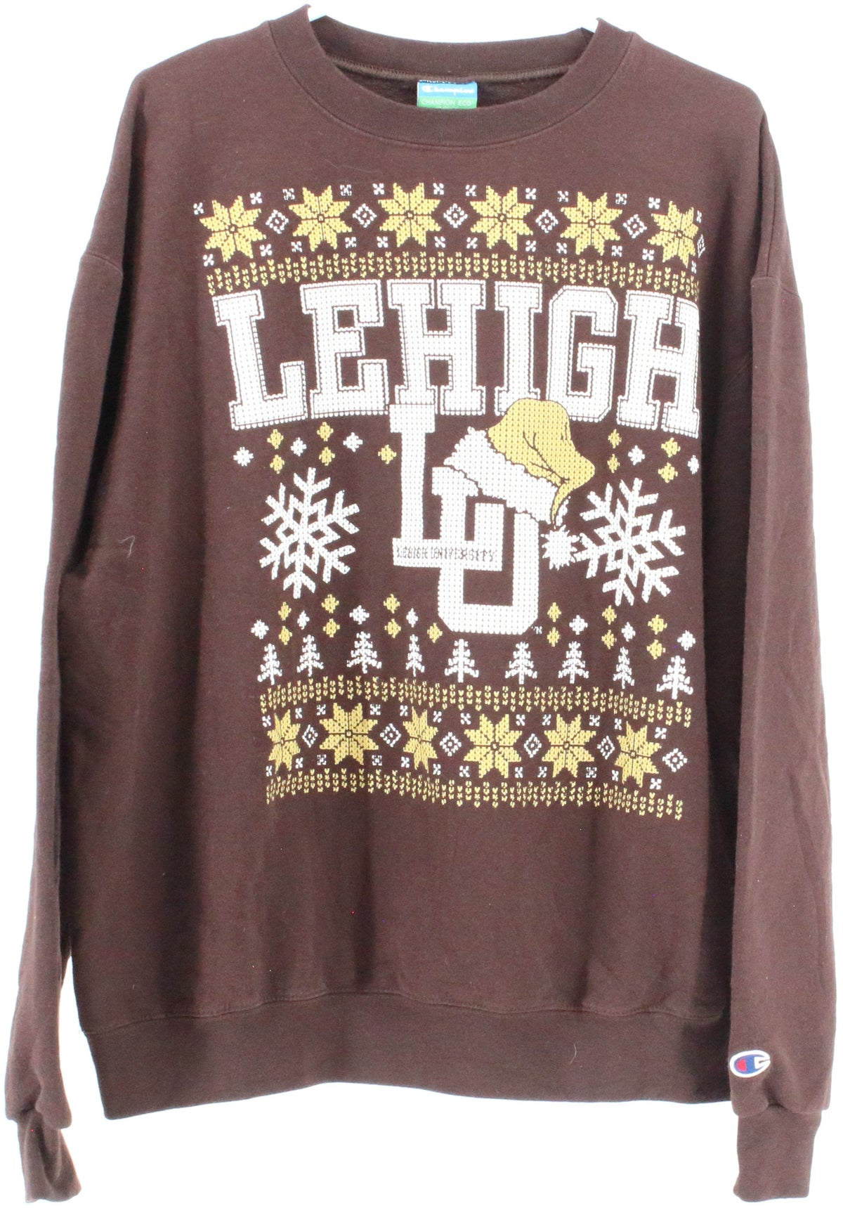 Champion Eco Fleece Lehigh University Brown Sweatshirt