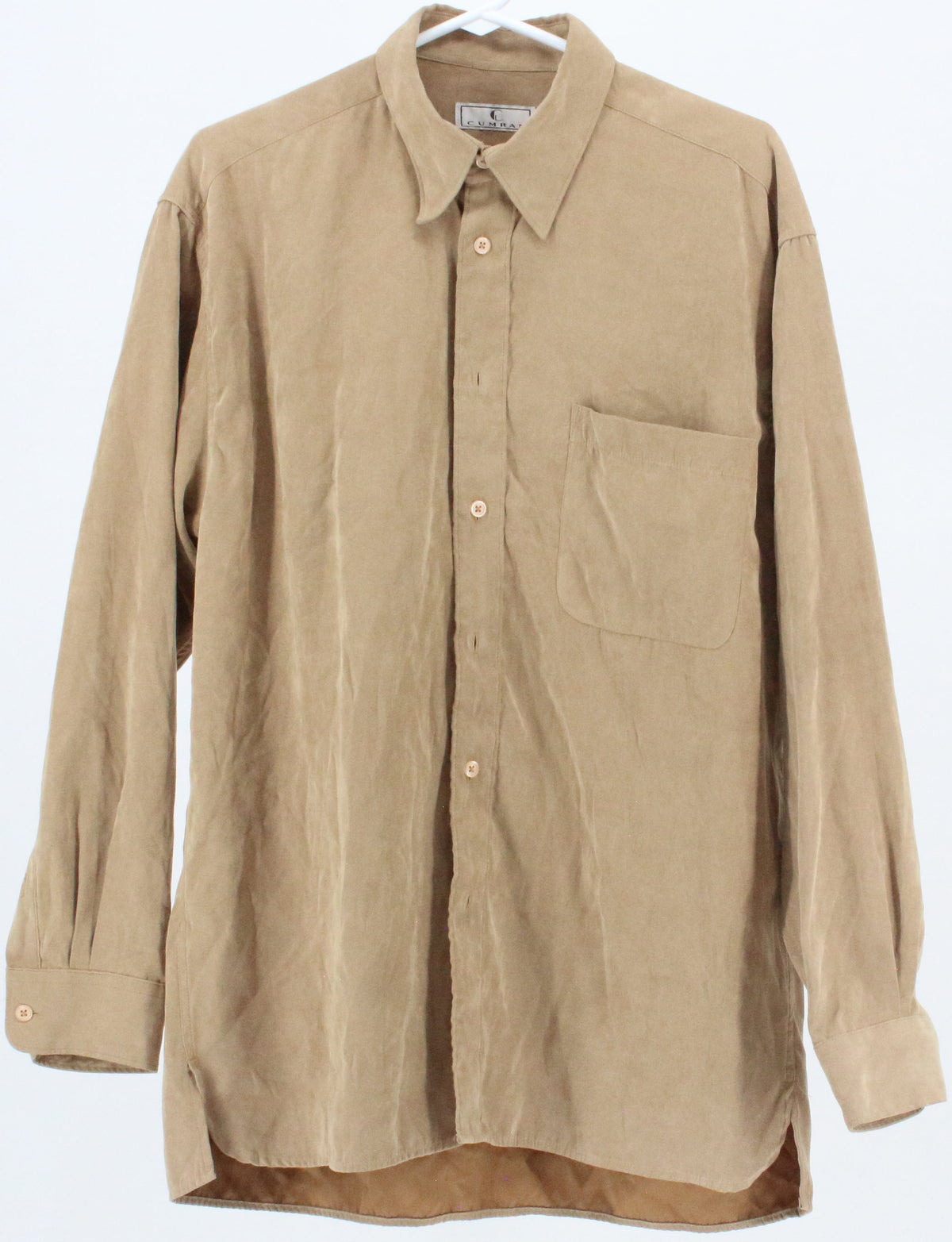 Cumran Beige Suede Shirt