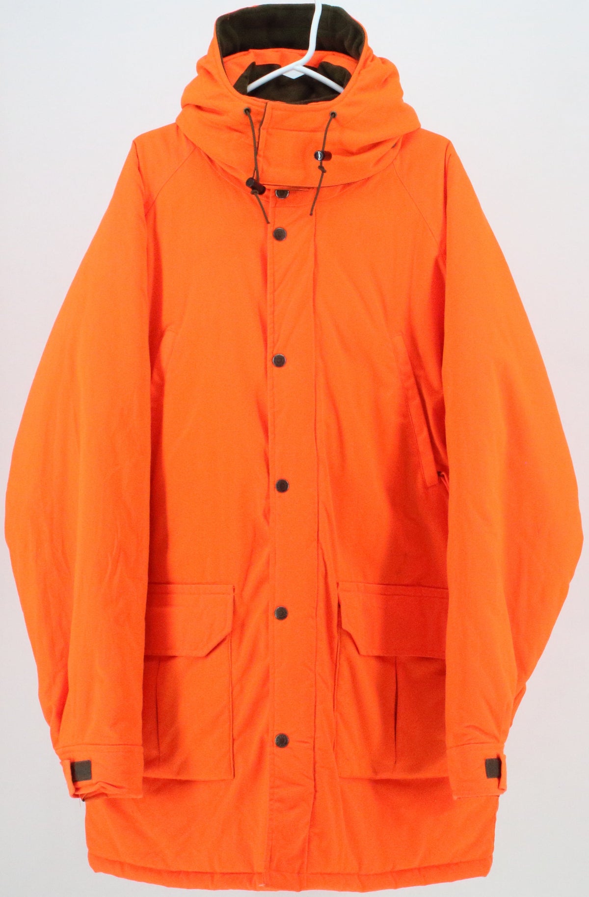 Field & Stream Orange Insulated Hooded Coat