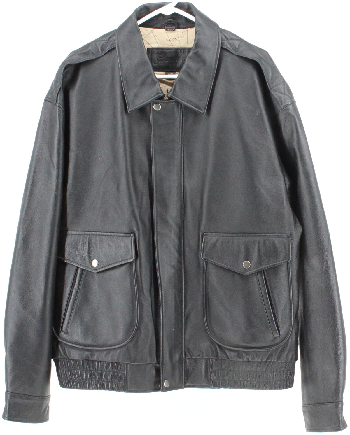 St John's Bay Black Leather Jacket