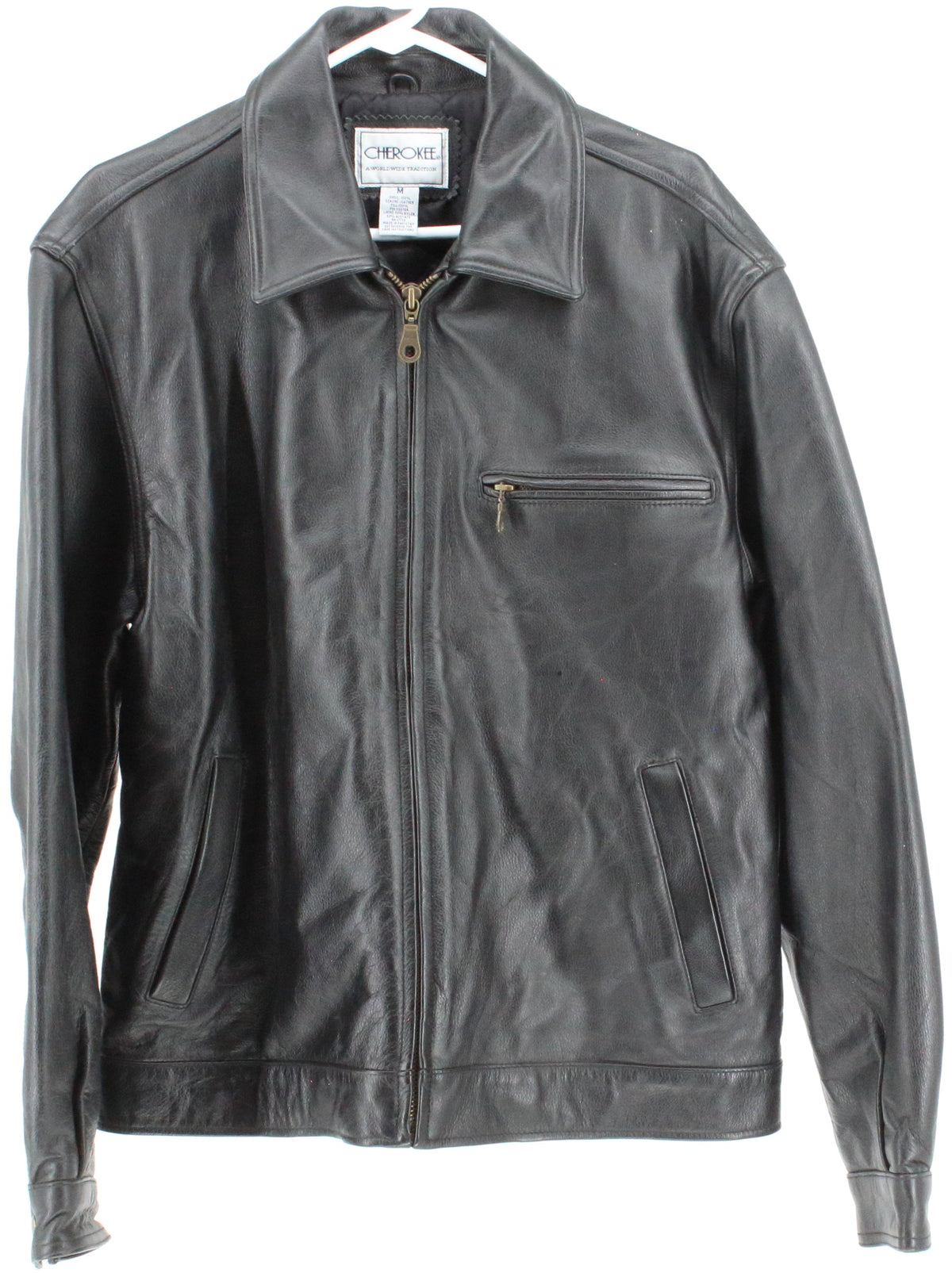 Cherokee Black Leather Jacket