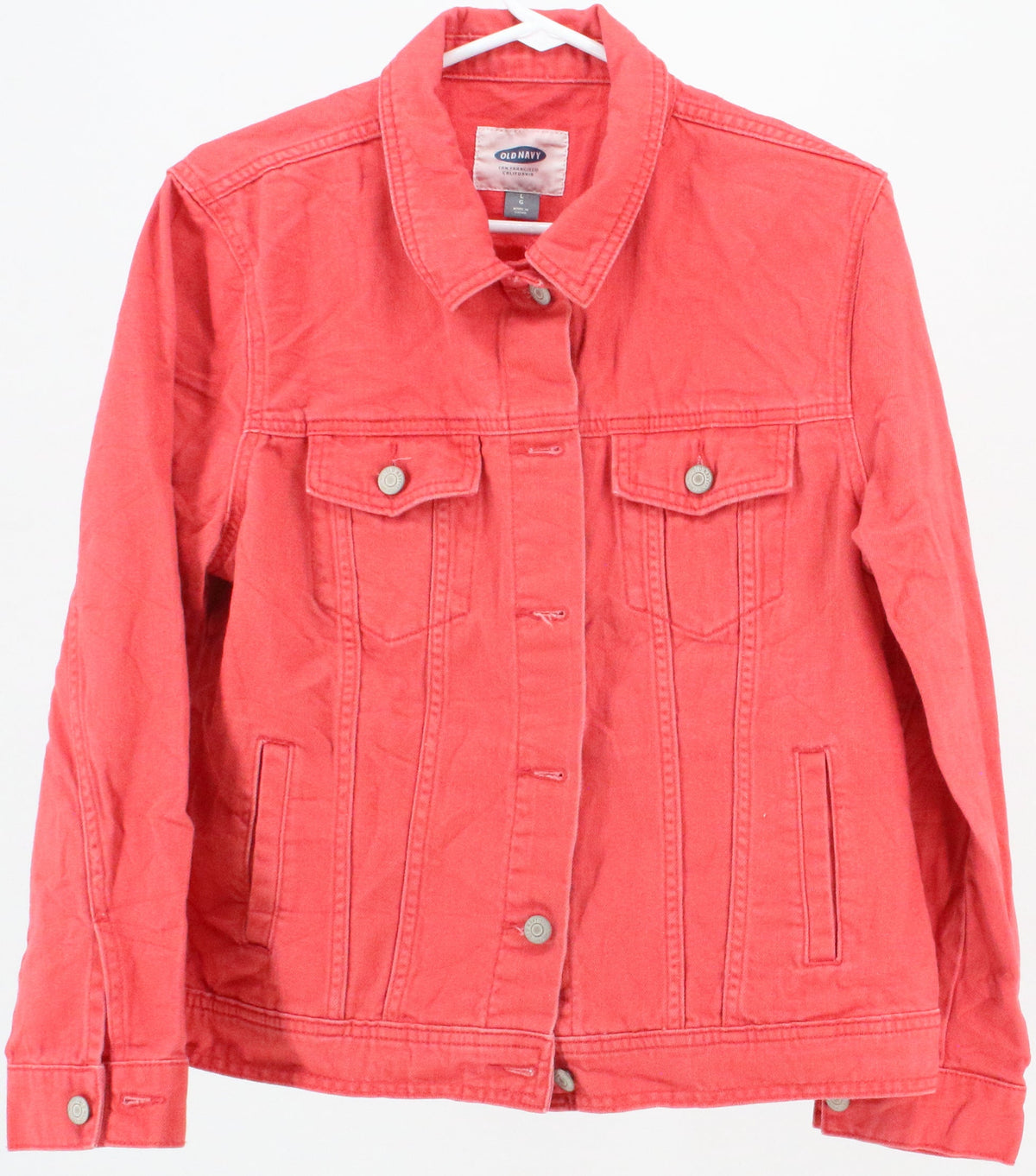 Old Navy Coral Denim Jacket