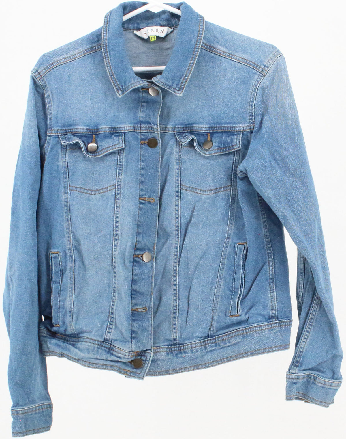 Serra Mid Blue Wash Denim Jacket