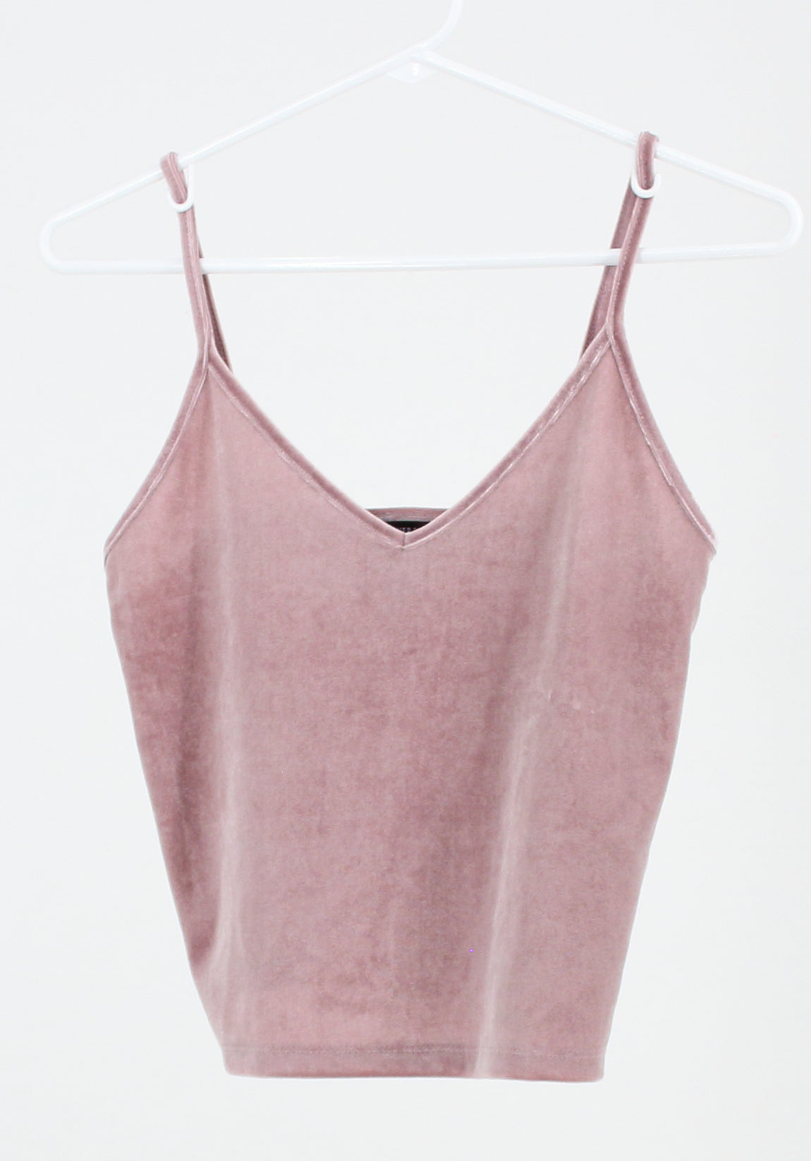 Forever 21 satin pink cropped tank top
