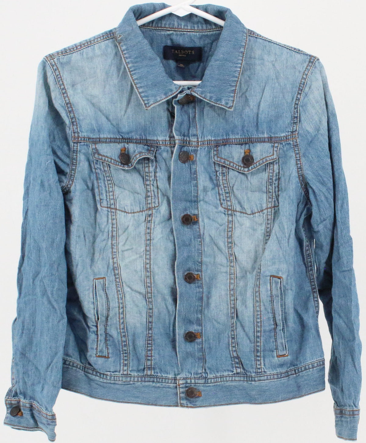 Talbots Petites Blue Lightweight Denim Jacket