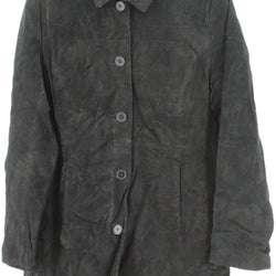 (r)elativity Black Mid Leather Jacket