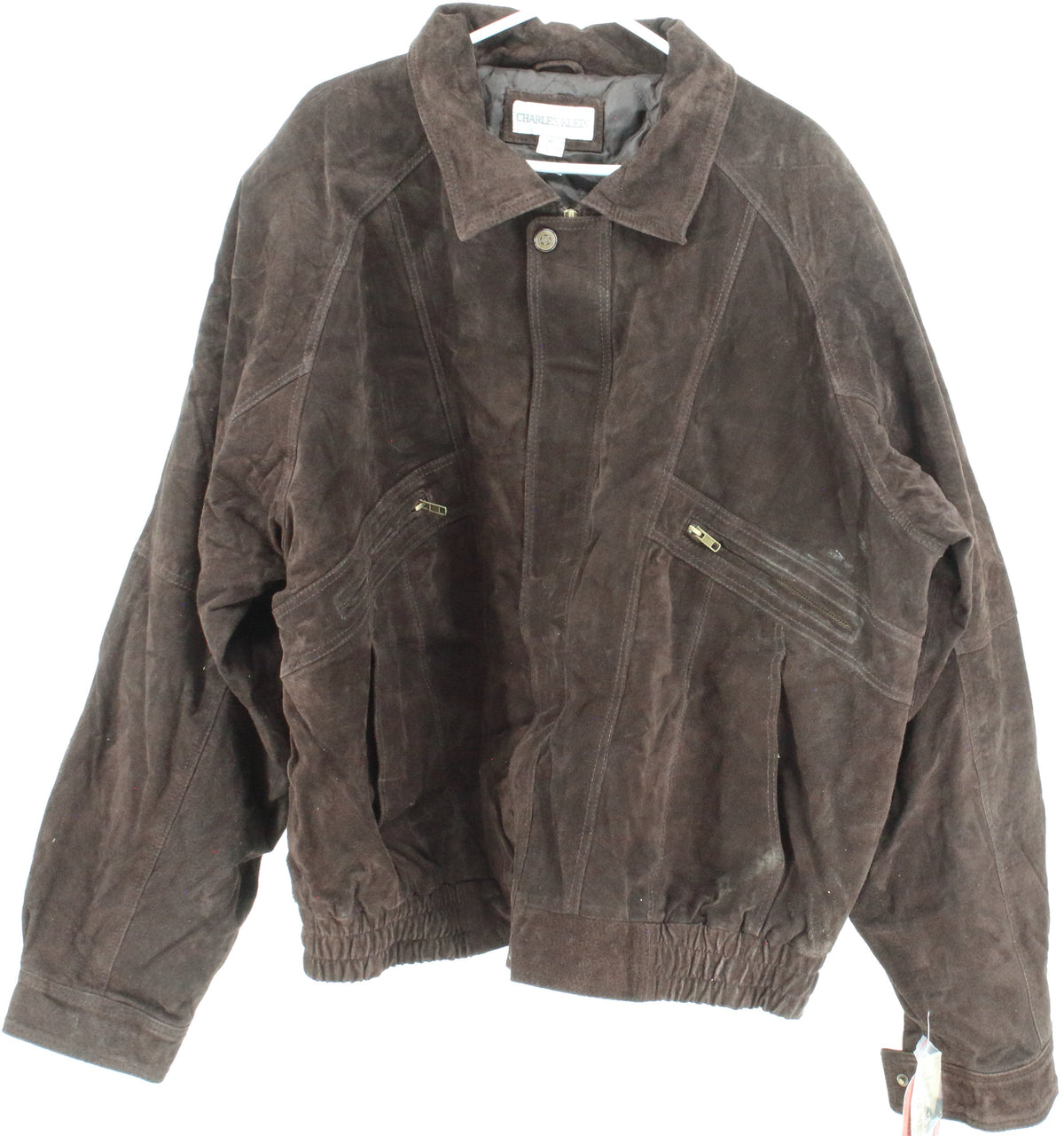 Charles Klein Brown Leather Jacket
