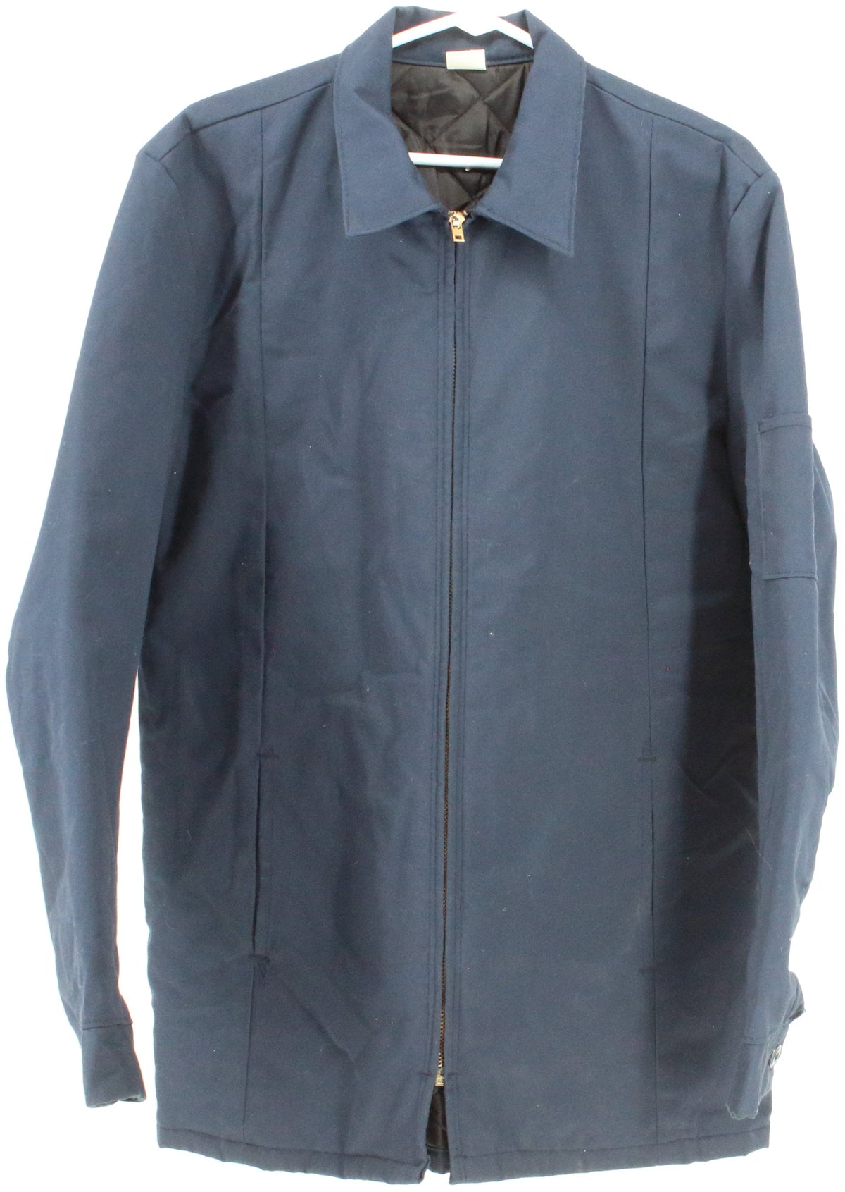 JT50NV Navy Blue Full Zip Quilted Men's Jacket