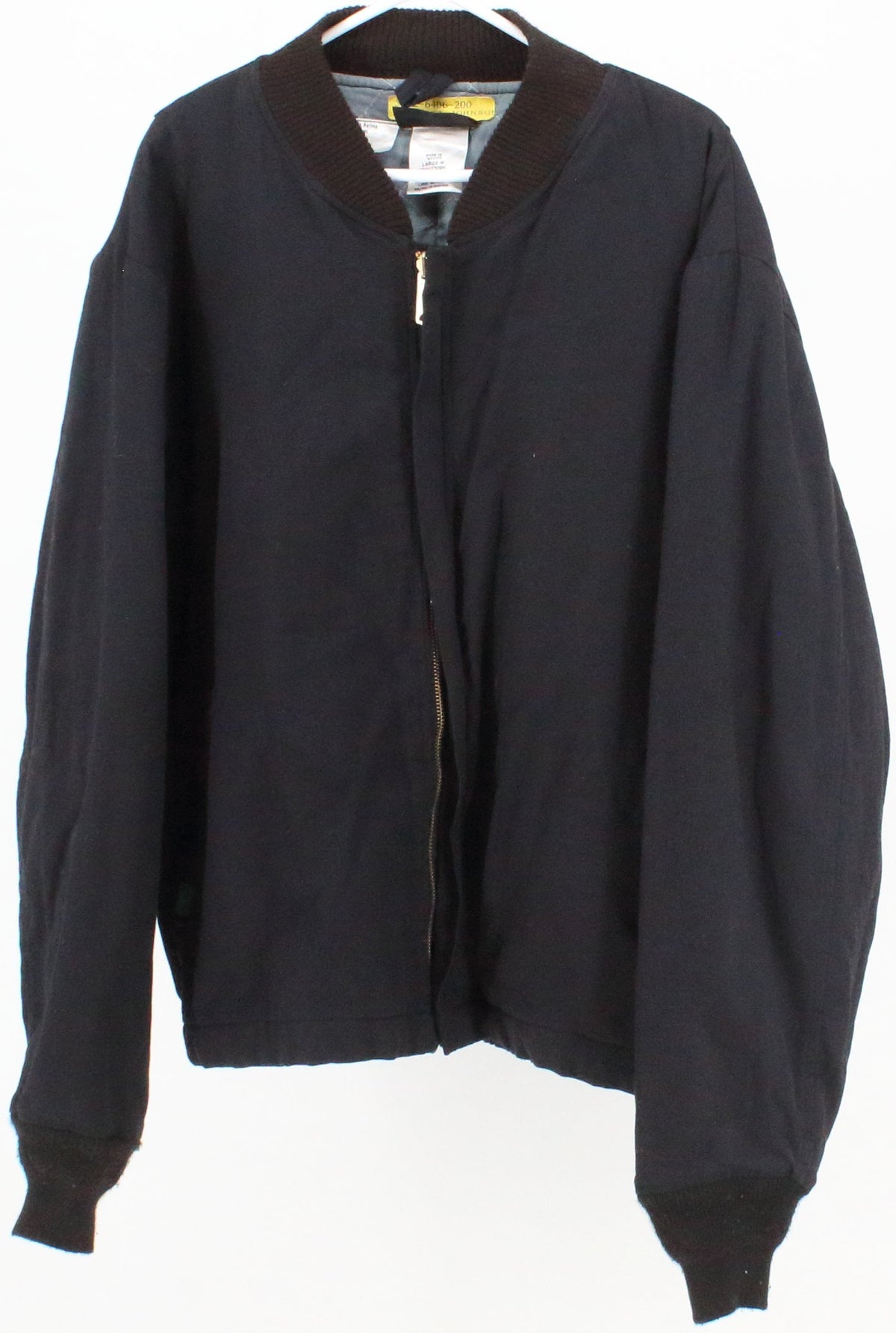 Workrite Theresa Johnson Black Full Zip Men's Jacket With Quilted Lining