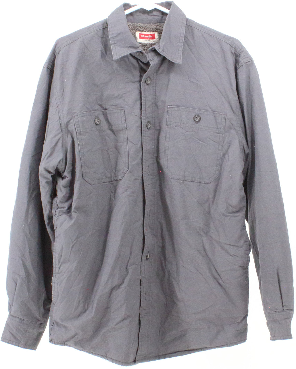 Wrangler Grey Shirt With Sherpa Lining