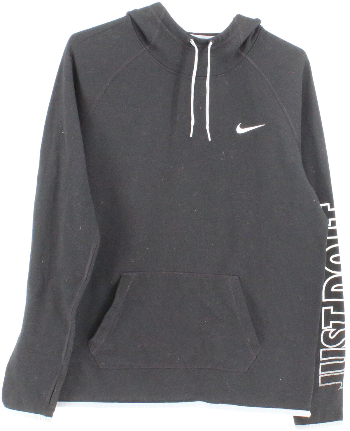 Nike Dri Fit Just Do It Black Hooded Sweatshirt
