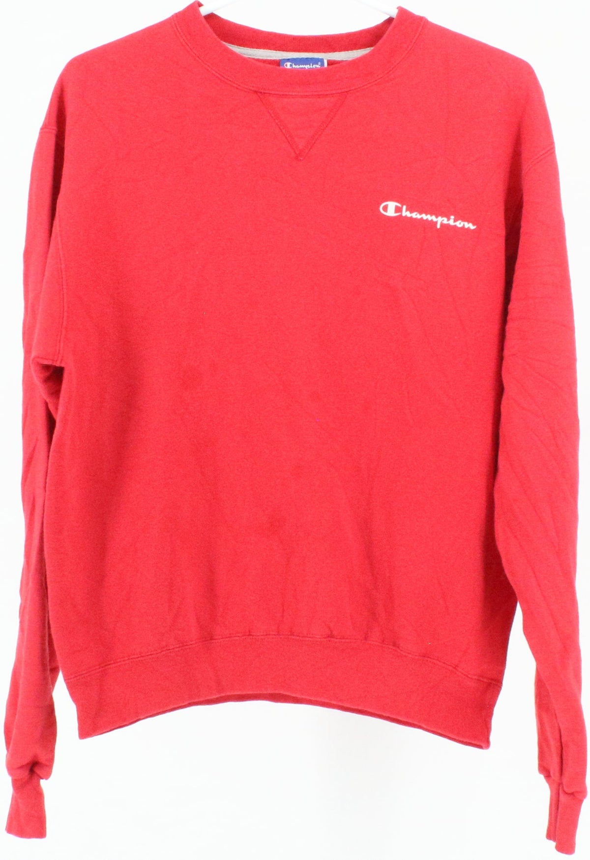 Champion Red Crewneck Sweatshirt