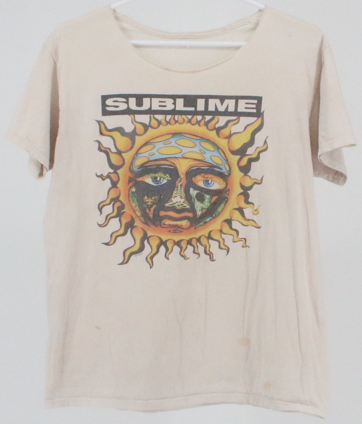 Sublime Cream Front Print T-Shirt