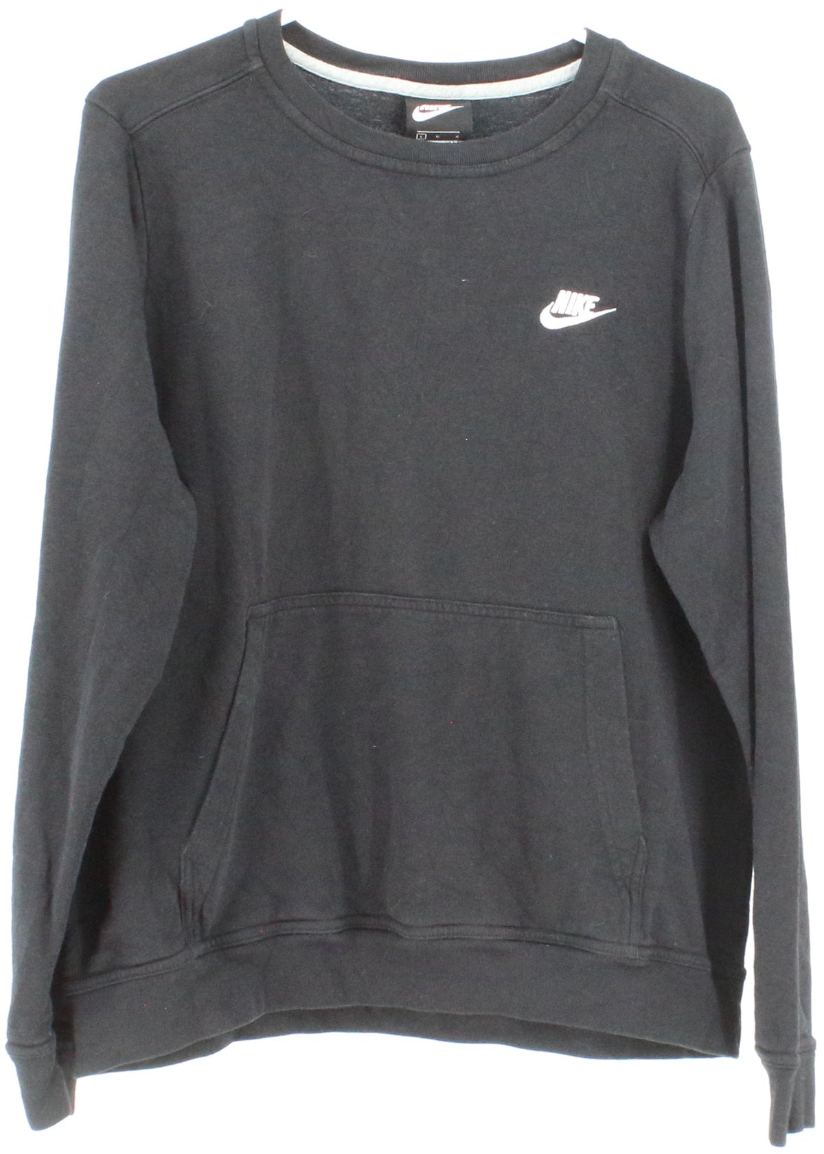 Nike Black Sweatshirt With Front Pocket