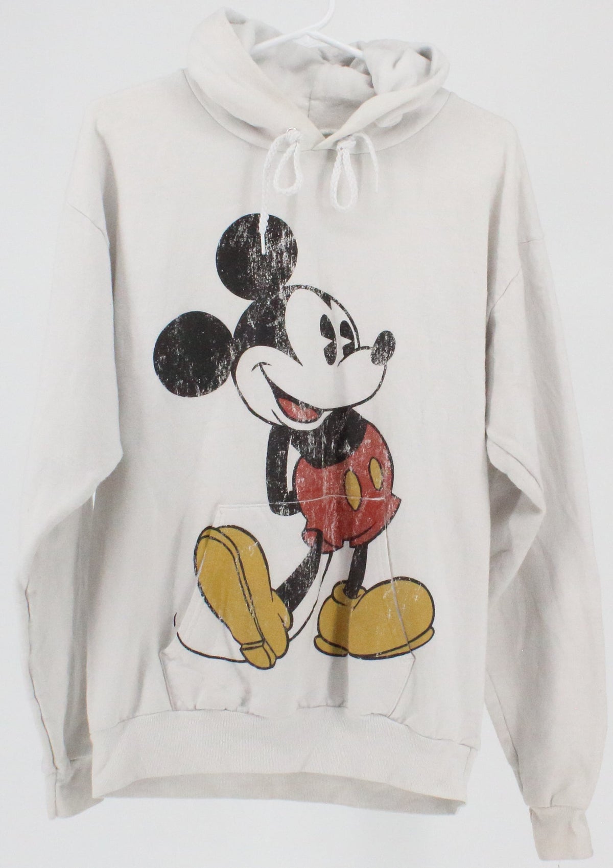 Disneyland Mickey Mouse White Hooded Sweatshirt