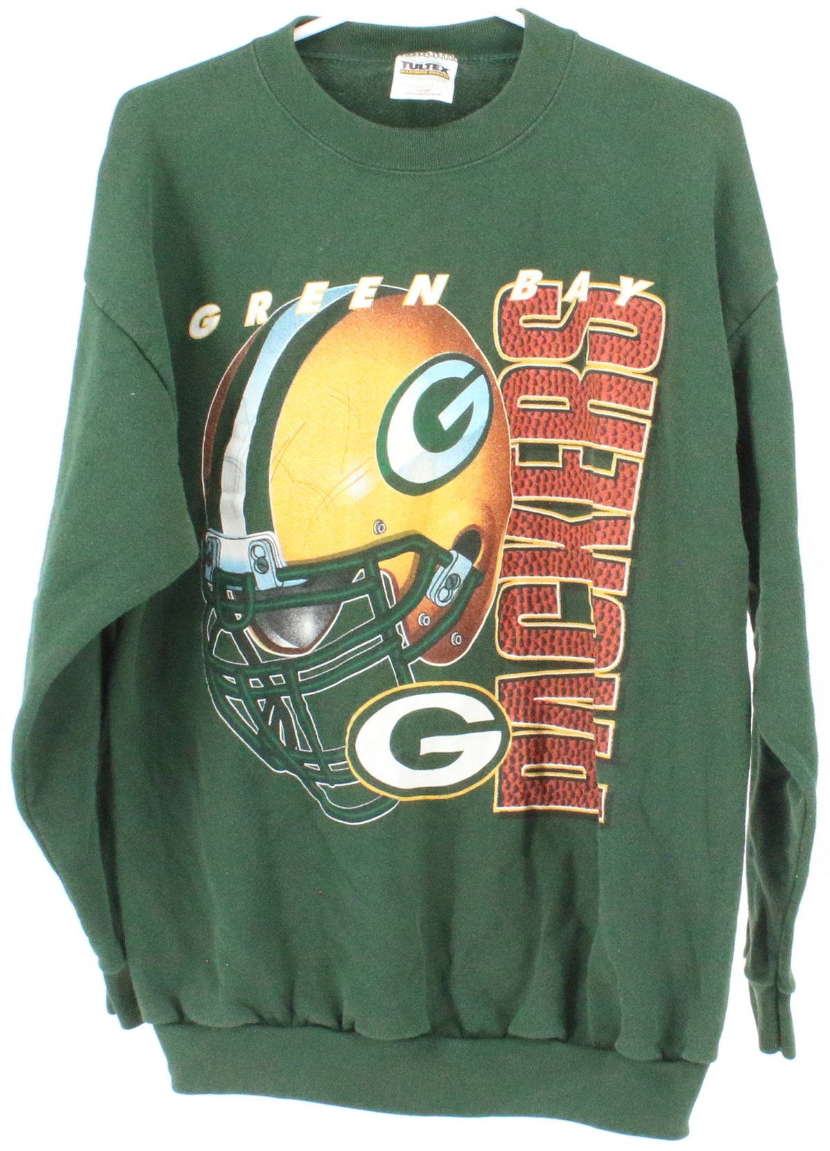 Tultex Green Bay Packers Print Green Sweatshirt
