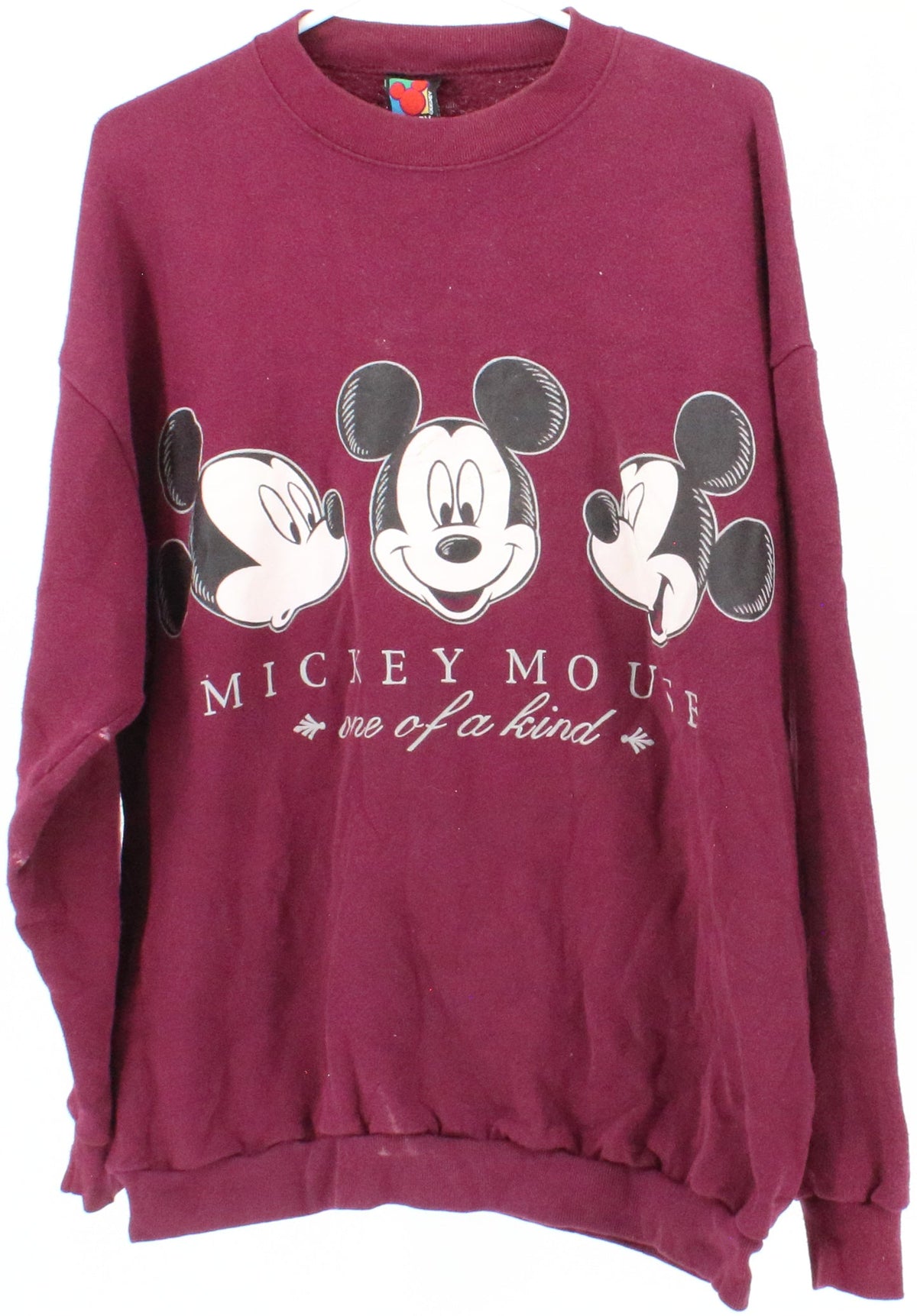 Mickey Unlimited Mickey Mouse Burgundy Sweatshirt