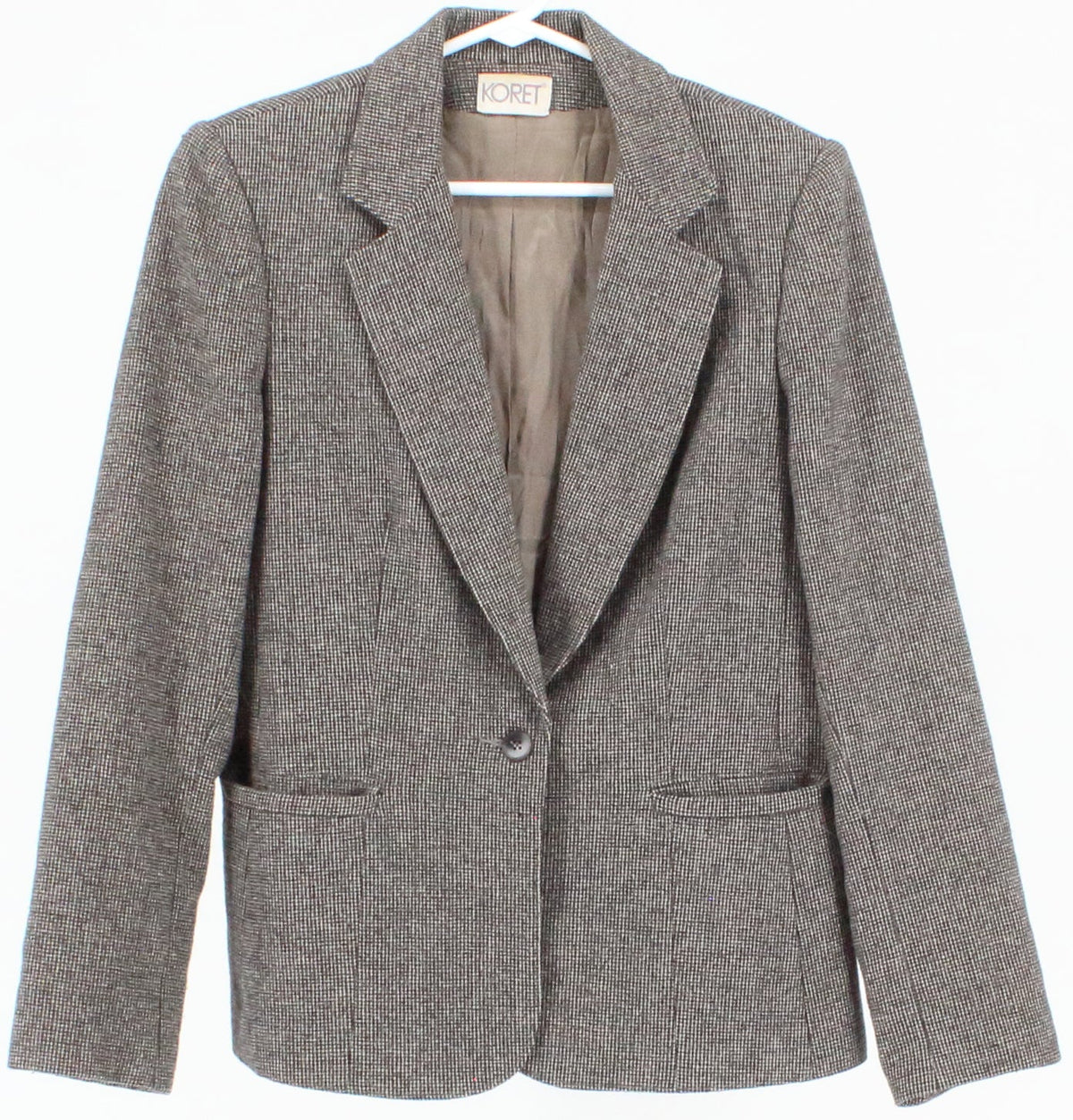 Koret Brown Textured Women's Blazer