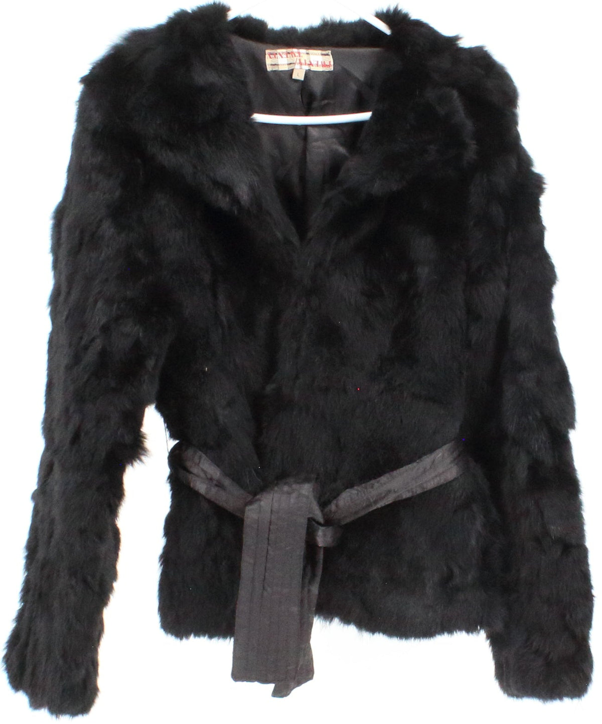 Twenty Twenty Black Fur Coat