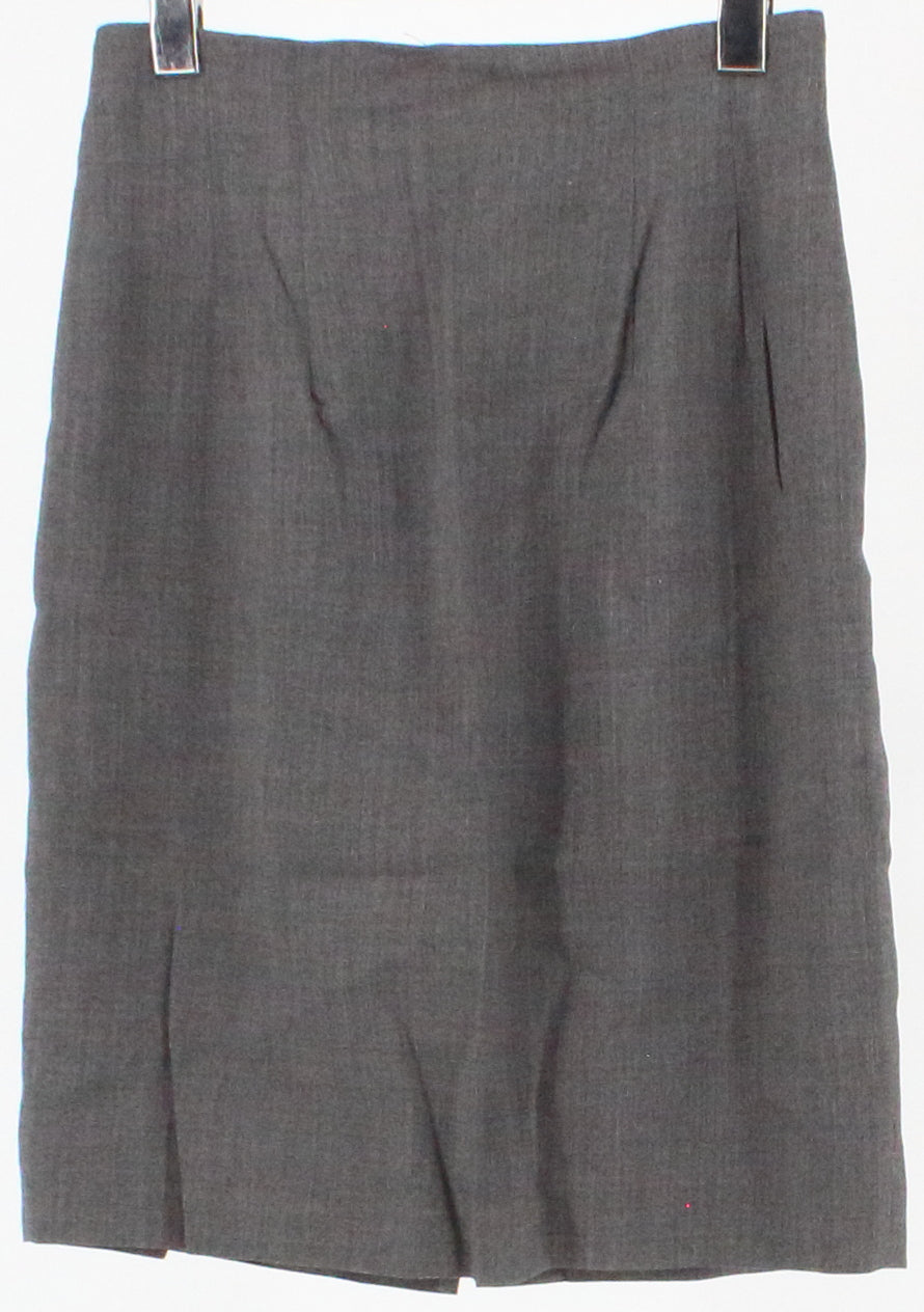 Ann Taylor Petites Grey Skirt